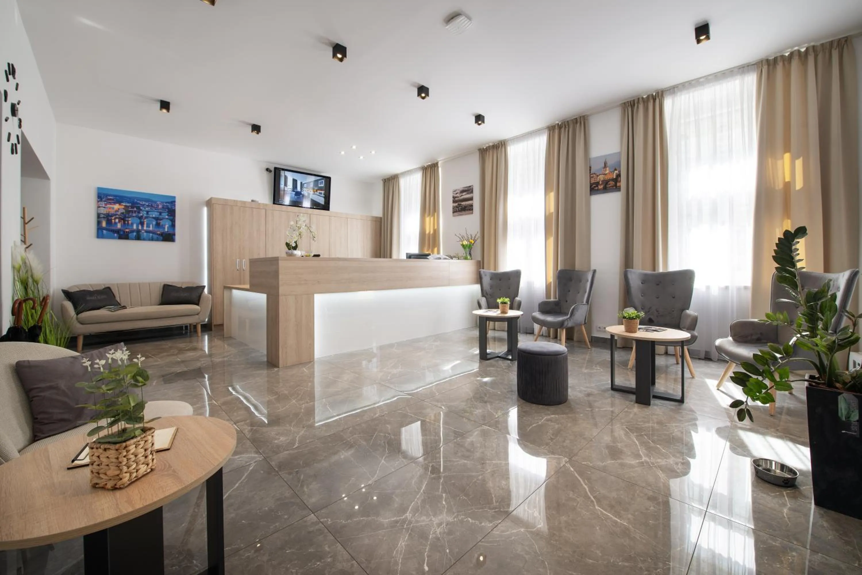 Lobby or reception in Prague Season Hotel