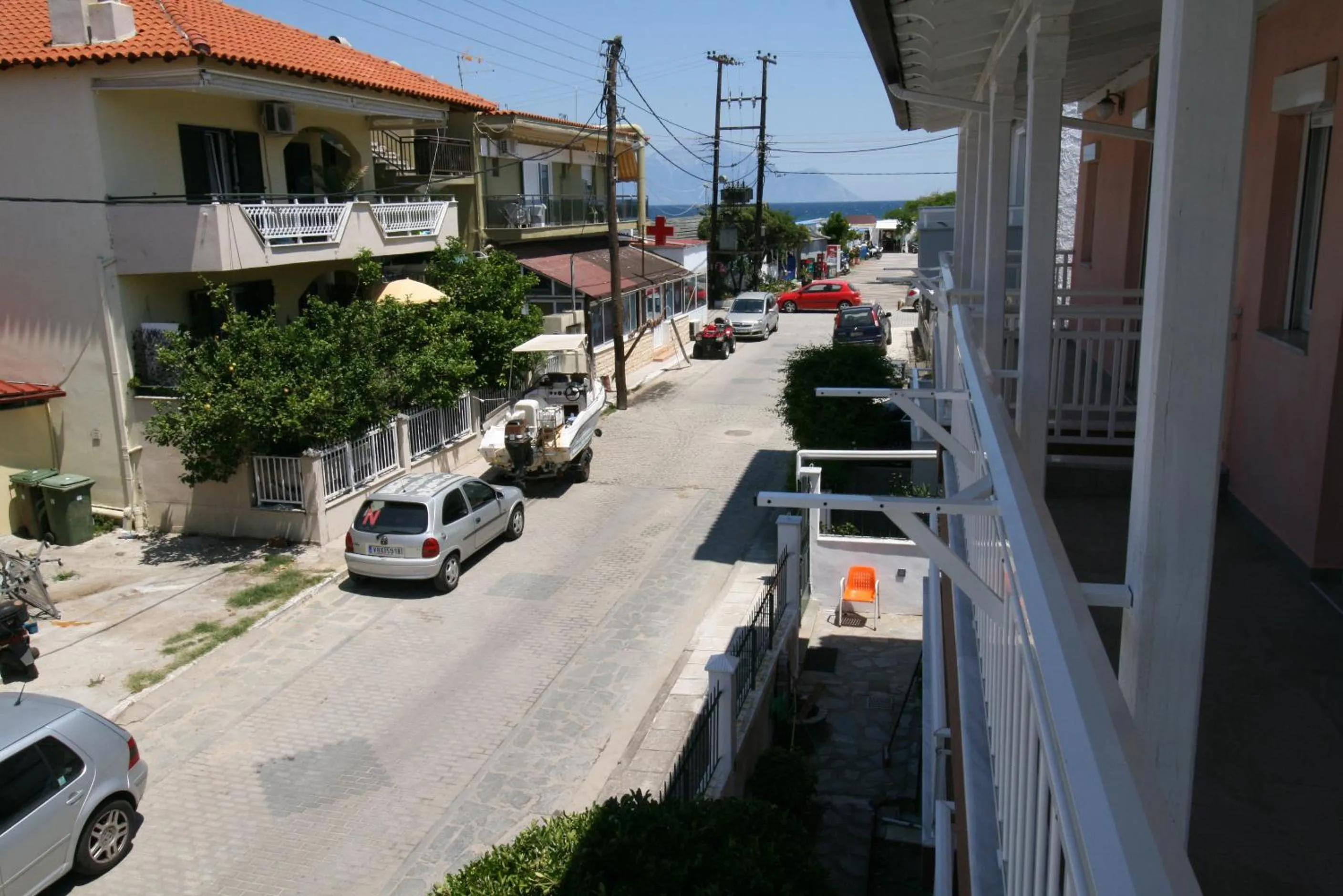 Balcony/Terrace in SARTI CENTER studios