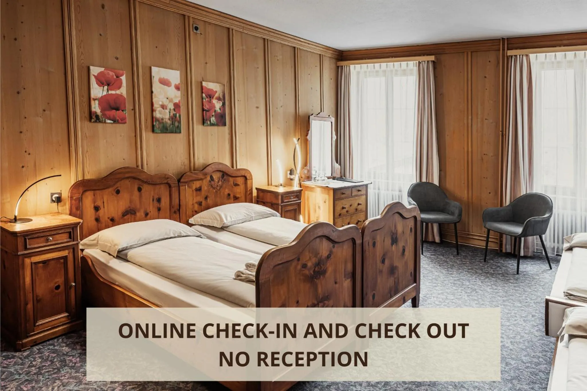 Photo of the whole room, Bed in Altavilla, Self Check-In