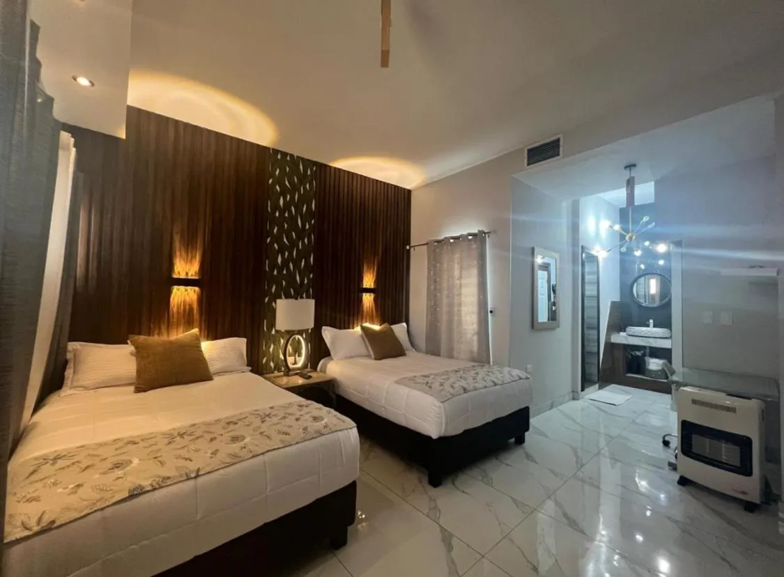 Bed in DEPARTAMENTO CON TERRAZA Y VISTA para 6 personas