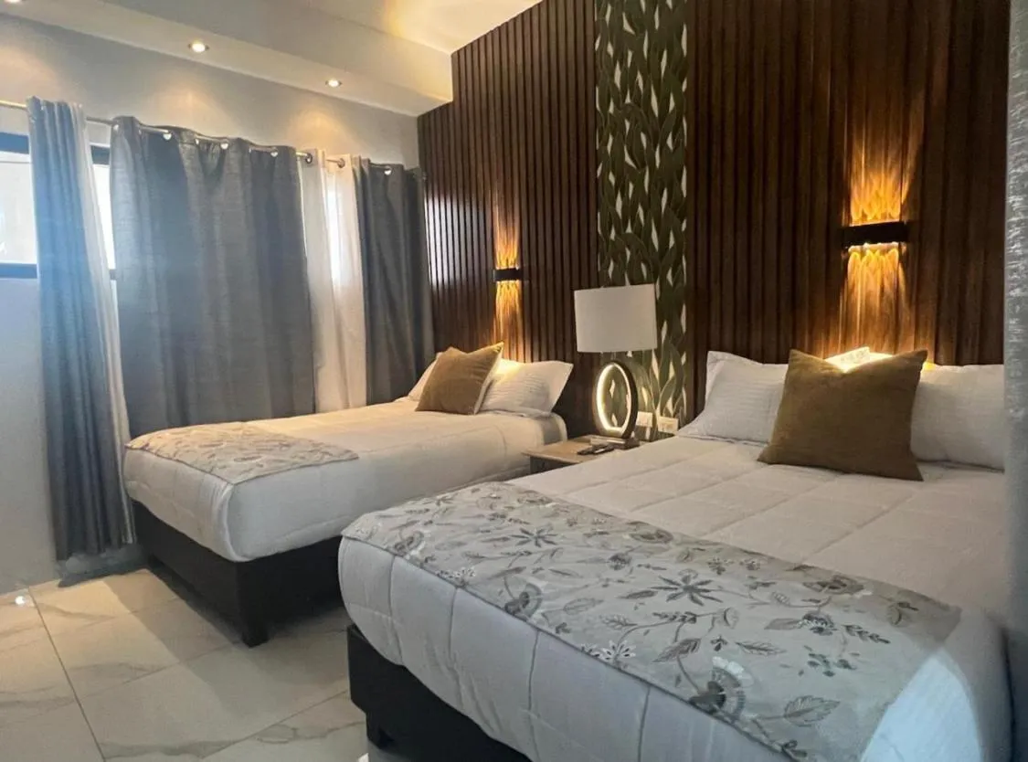 Bed in DEPARTAMENTO CON TERRAZA Y VISTA para 6 personas