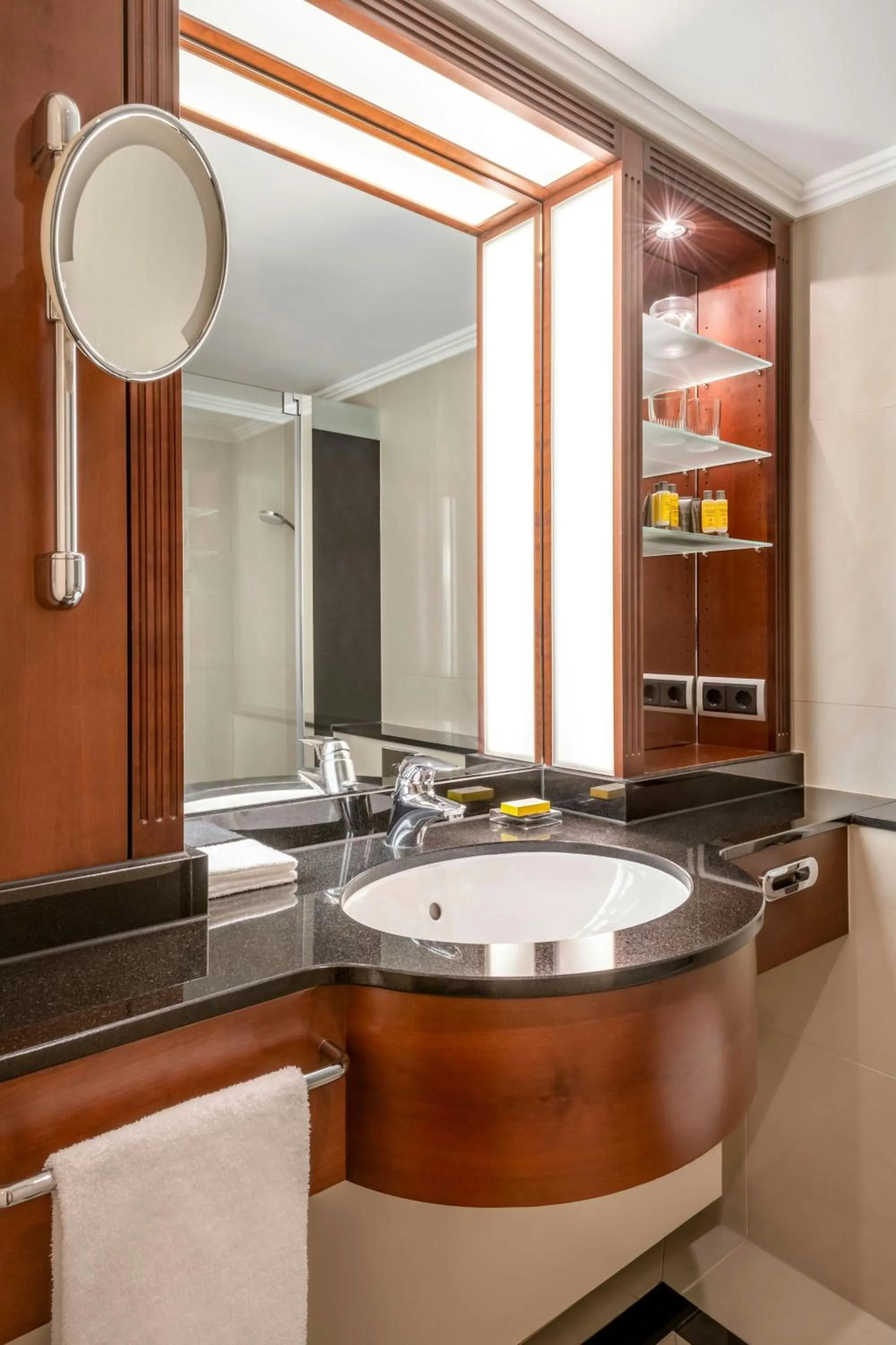 Bathroom in Munich Marriott Hotel