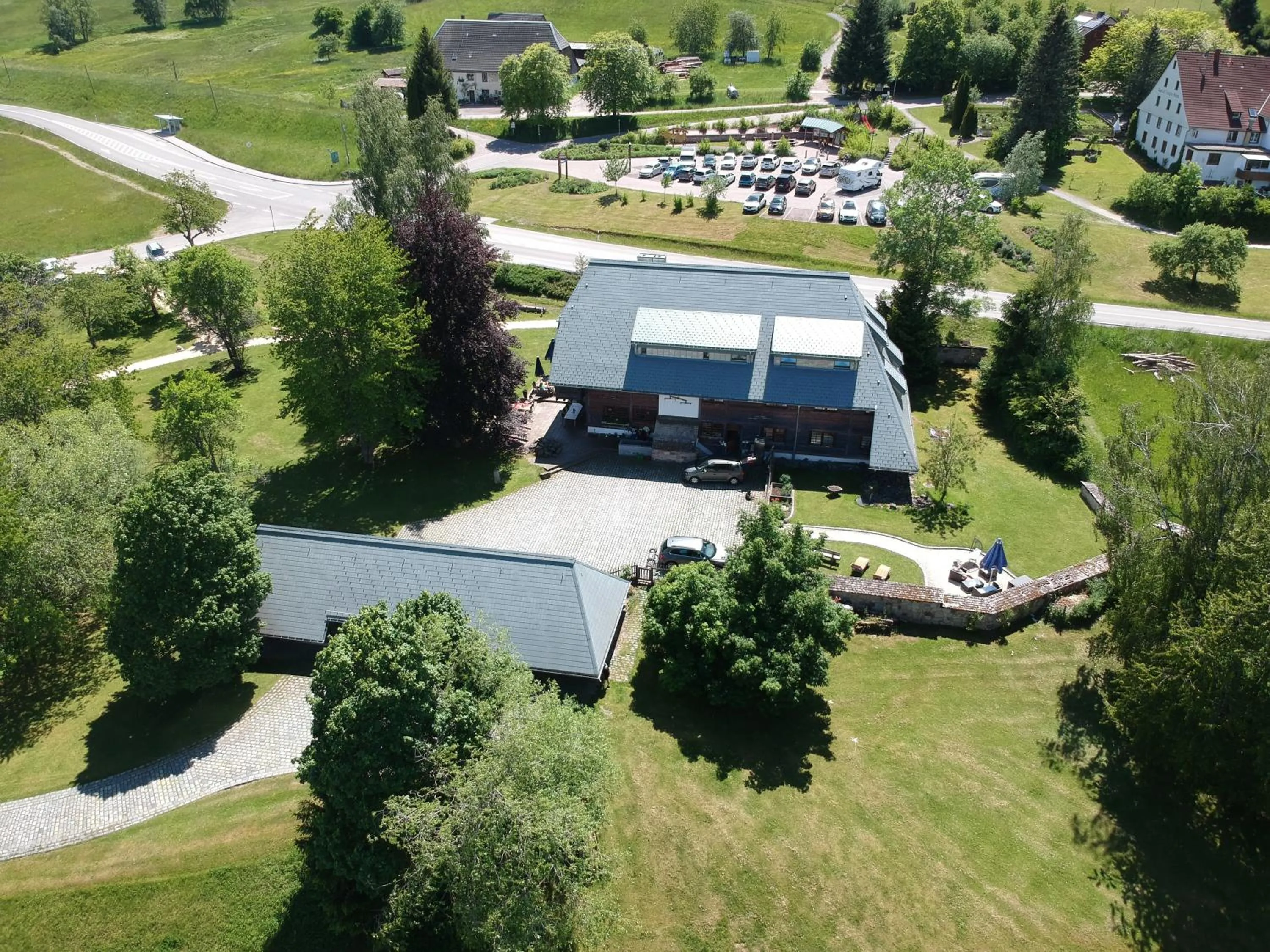 Bird's eye view in Schwarzwaldhof Nicklas