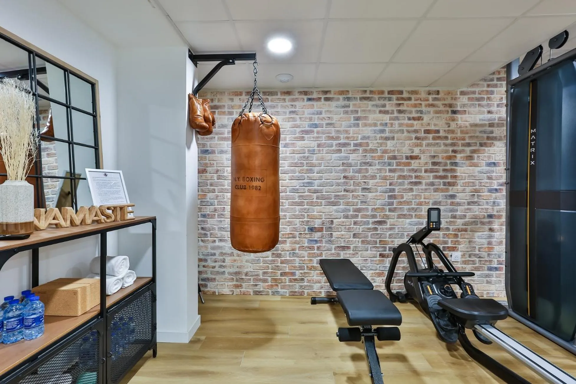 Fitness centre/facilities in Hôtel & Spa FACE À LA MER