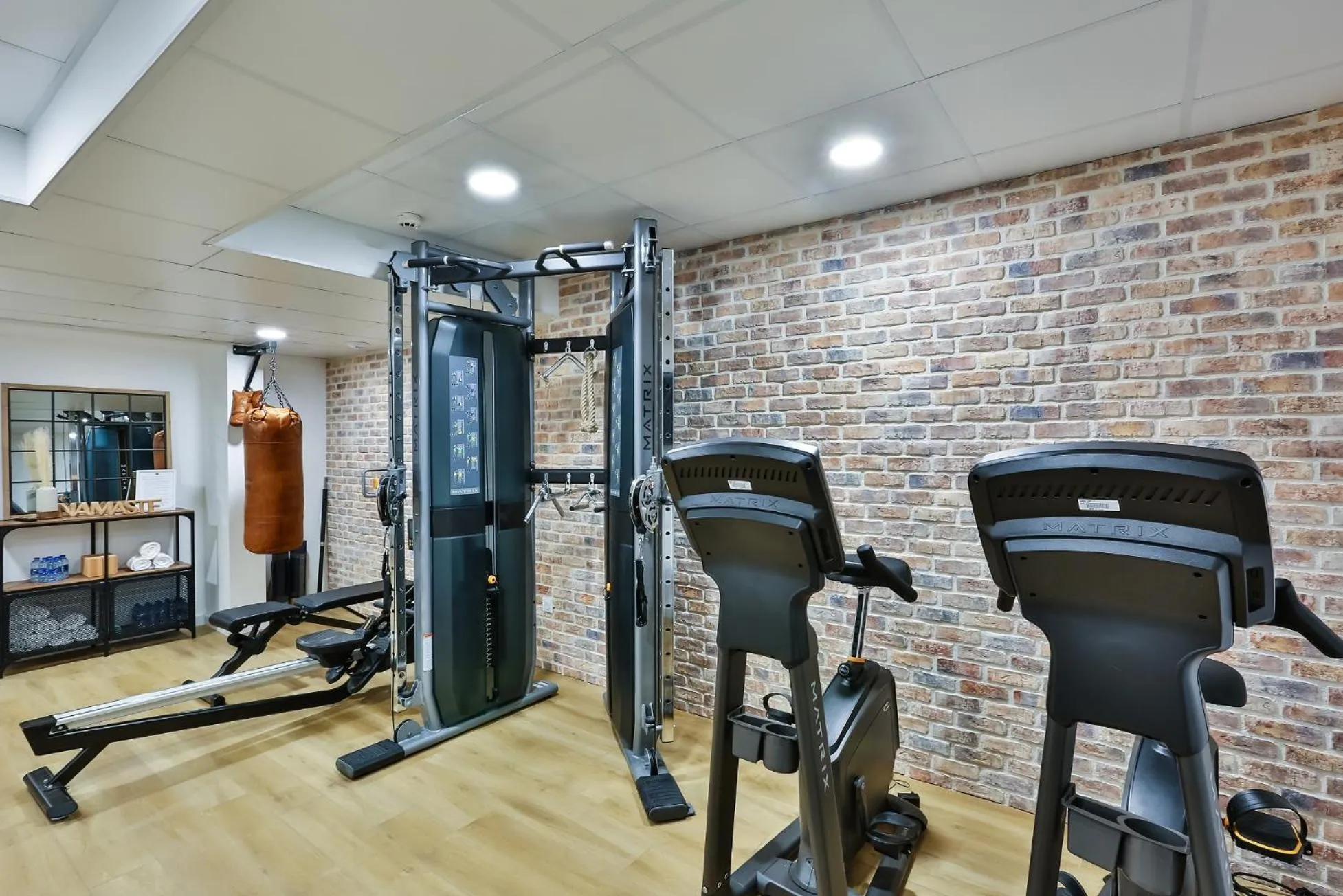 Fitness centre/facilities in Hôtel & Spa FACE À LA MER