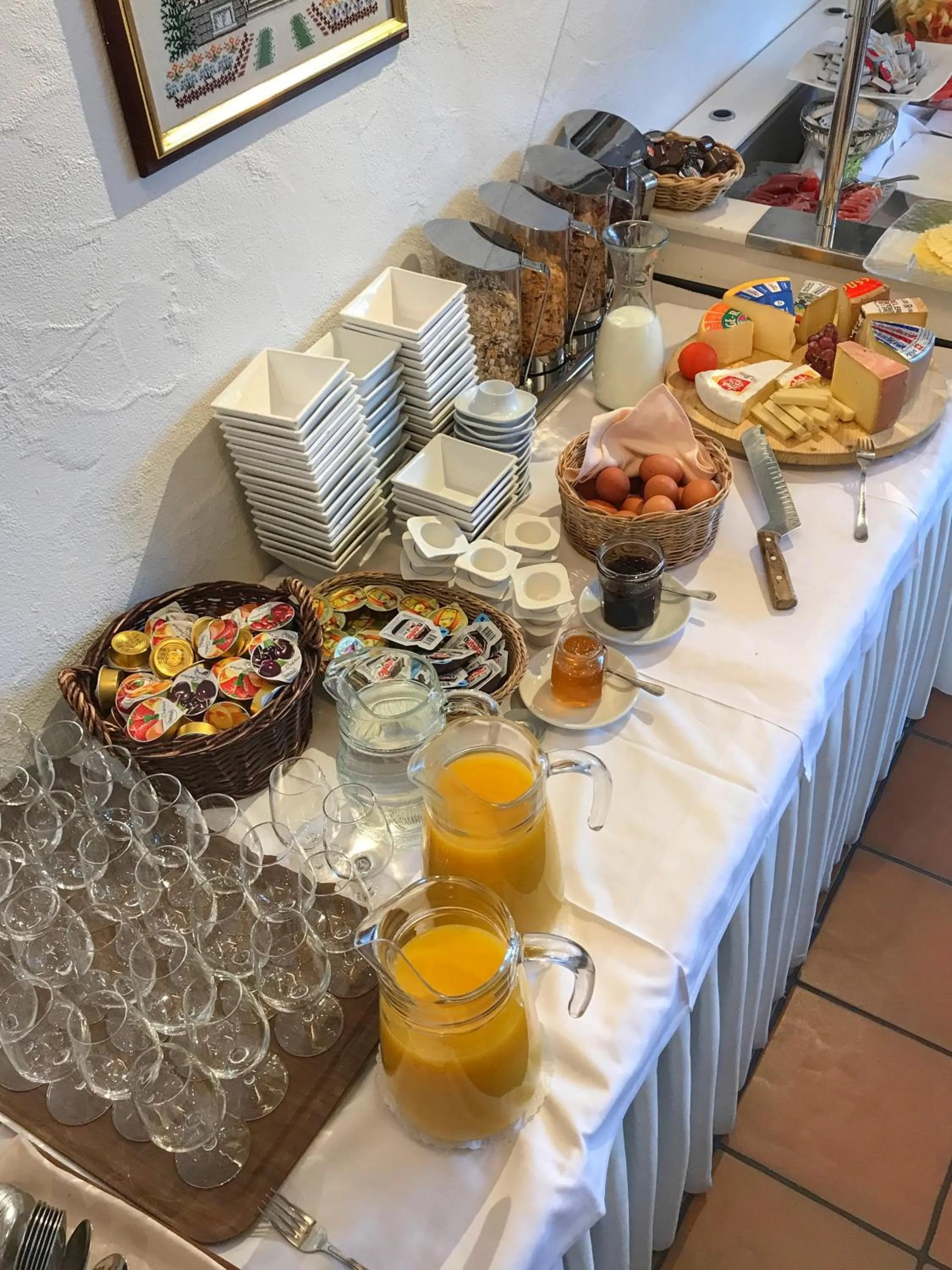 Buffet breakfast in Hotel Rigi Vitznau