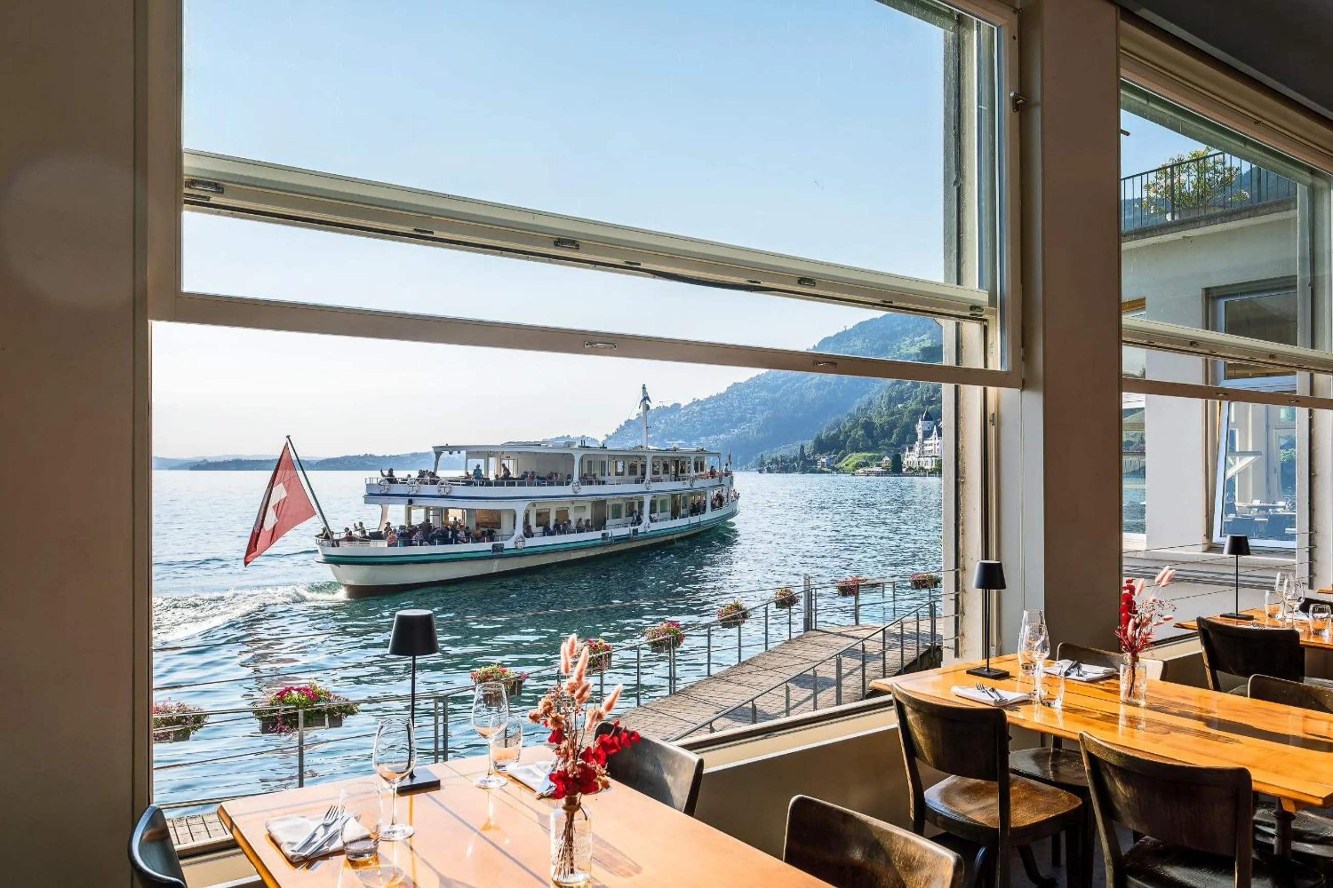 Restaurant/places to eat in Hotel Terrasse am See
