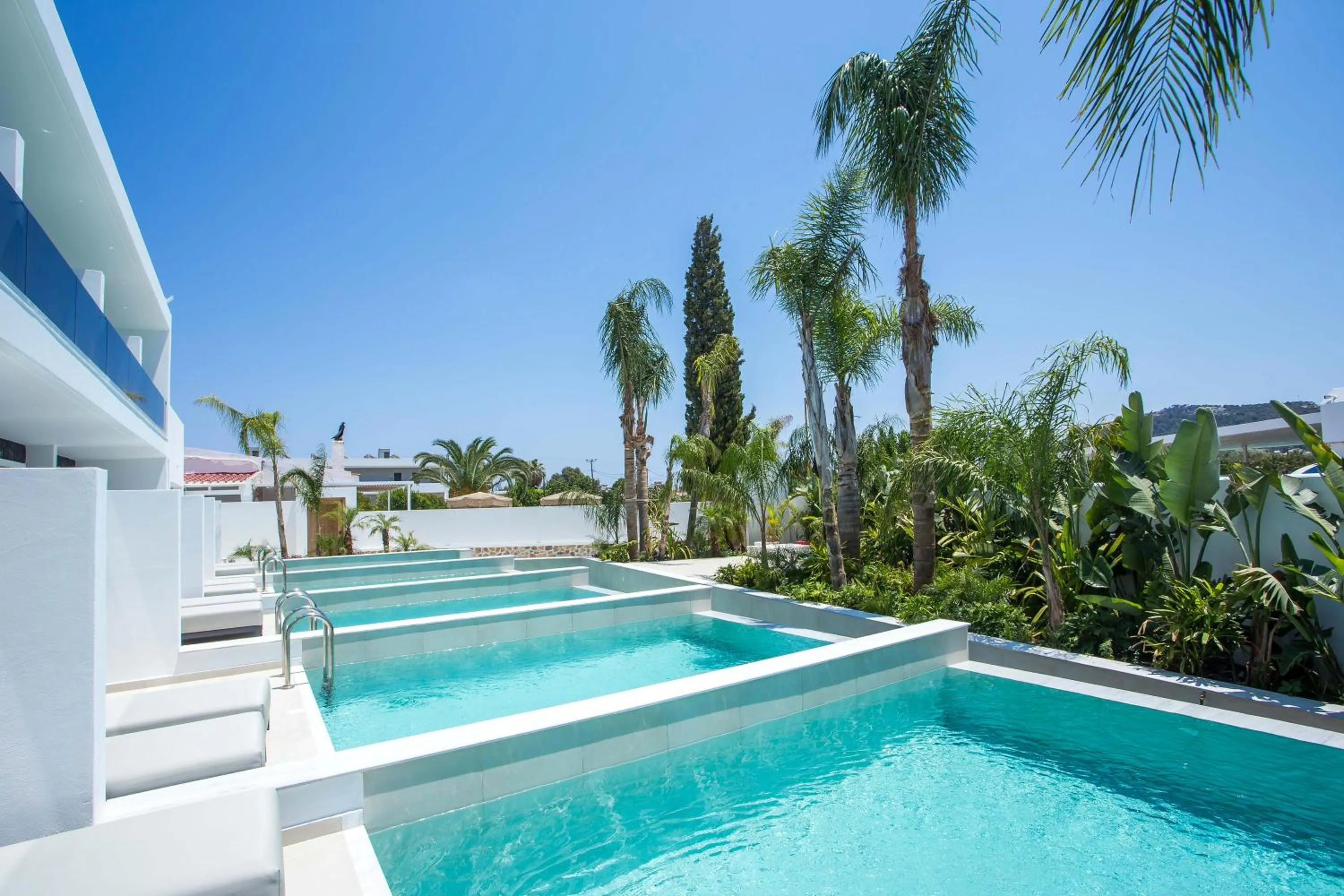 Pool view in Vanik Suites