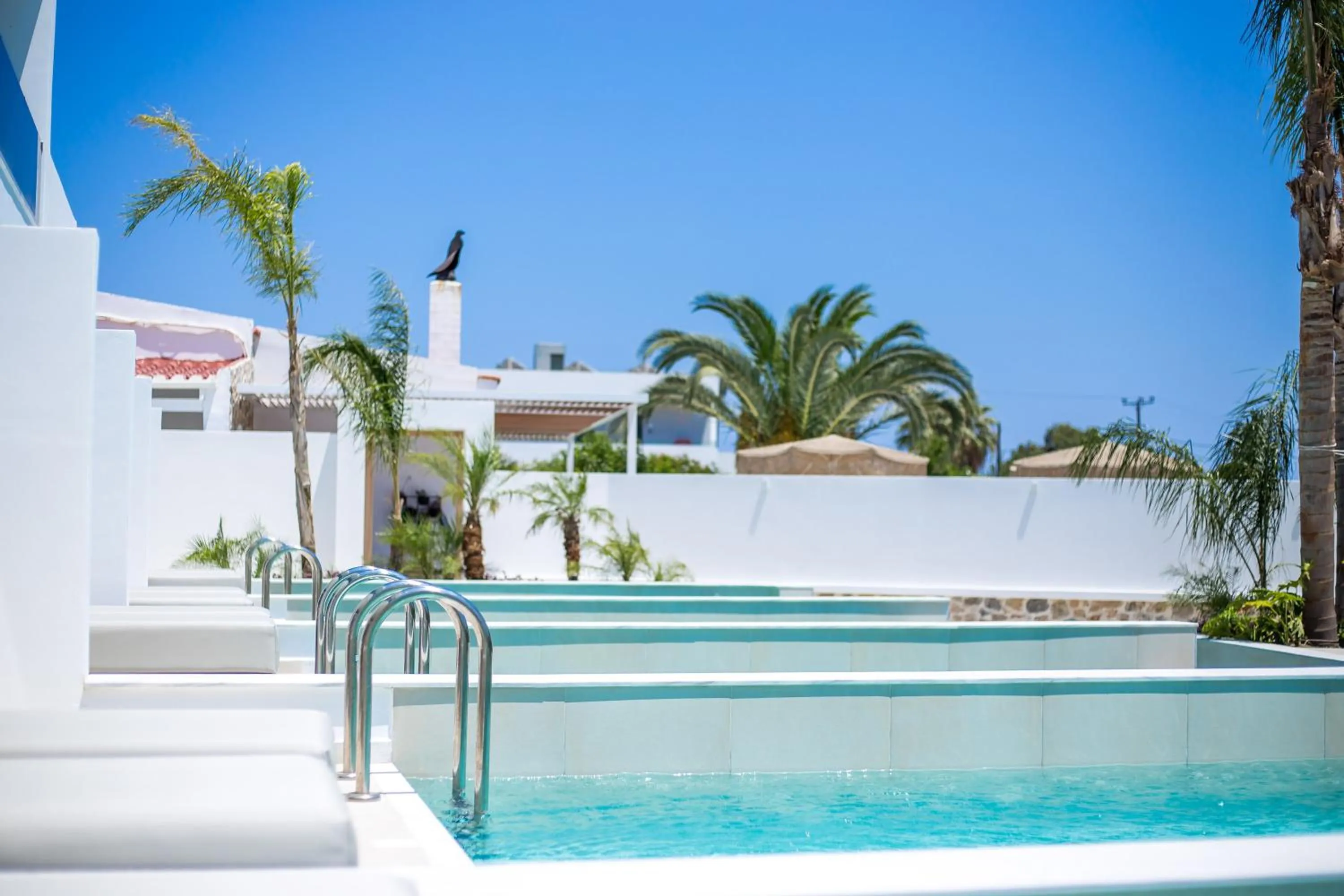 Pool view in Vanik Suites