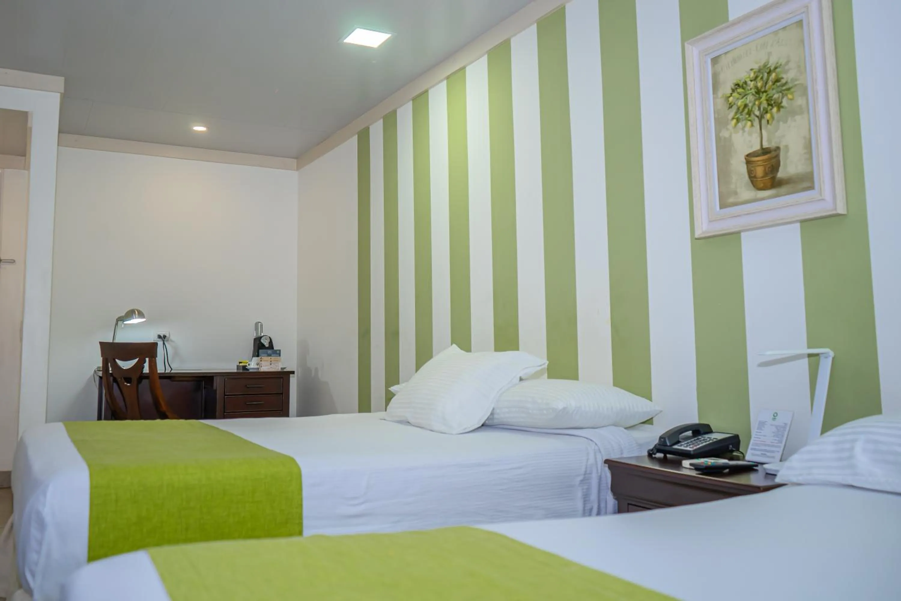 furniture, Bed in Hotel Zima