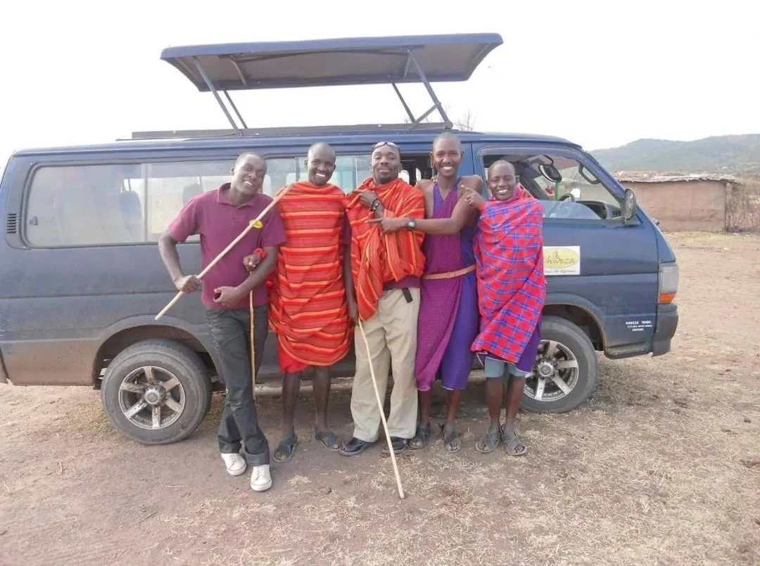 People in Khweza Bed and Breakfast