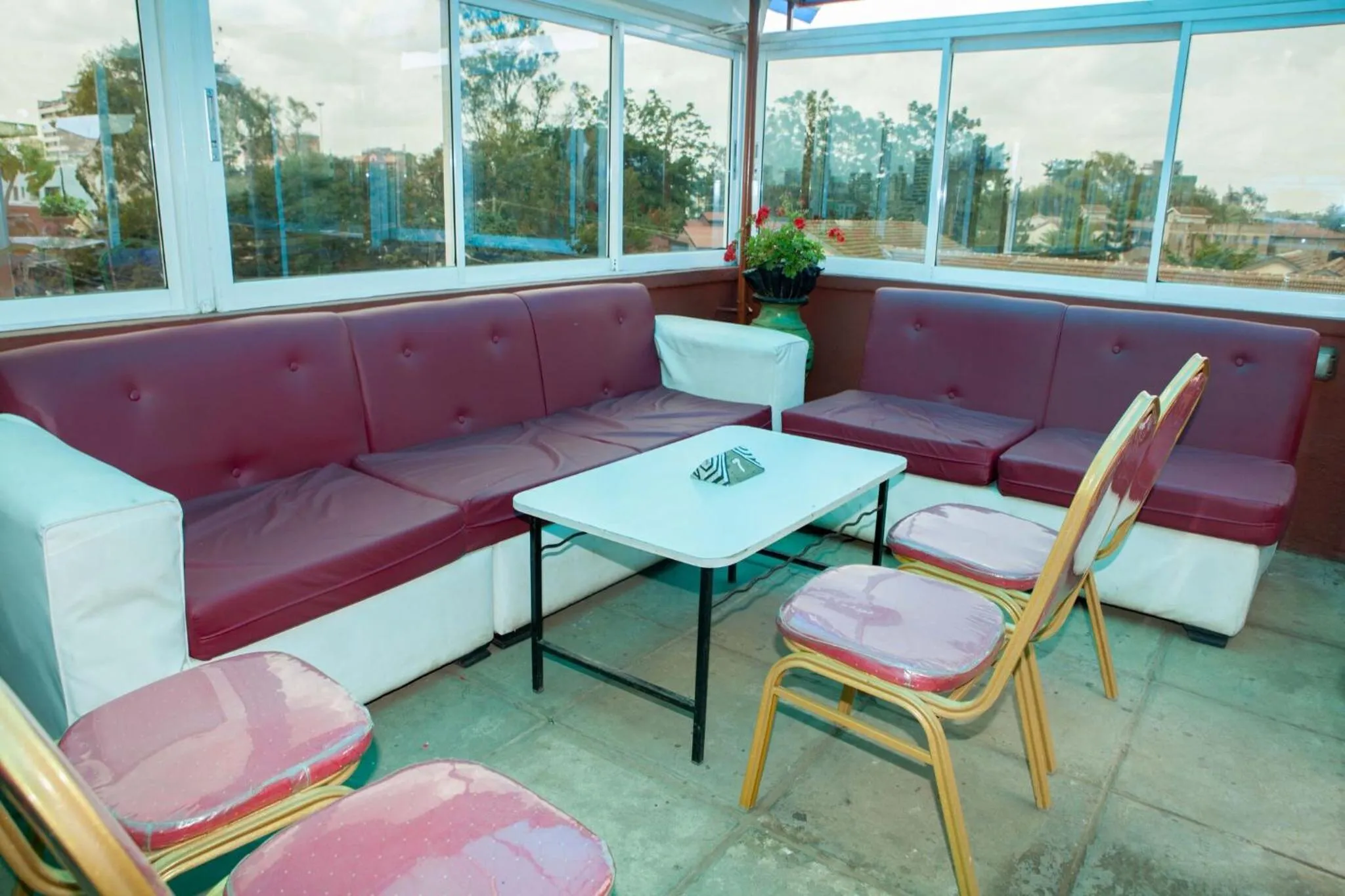 Balcony/Terrace in Khweza Bed and Breakfast