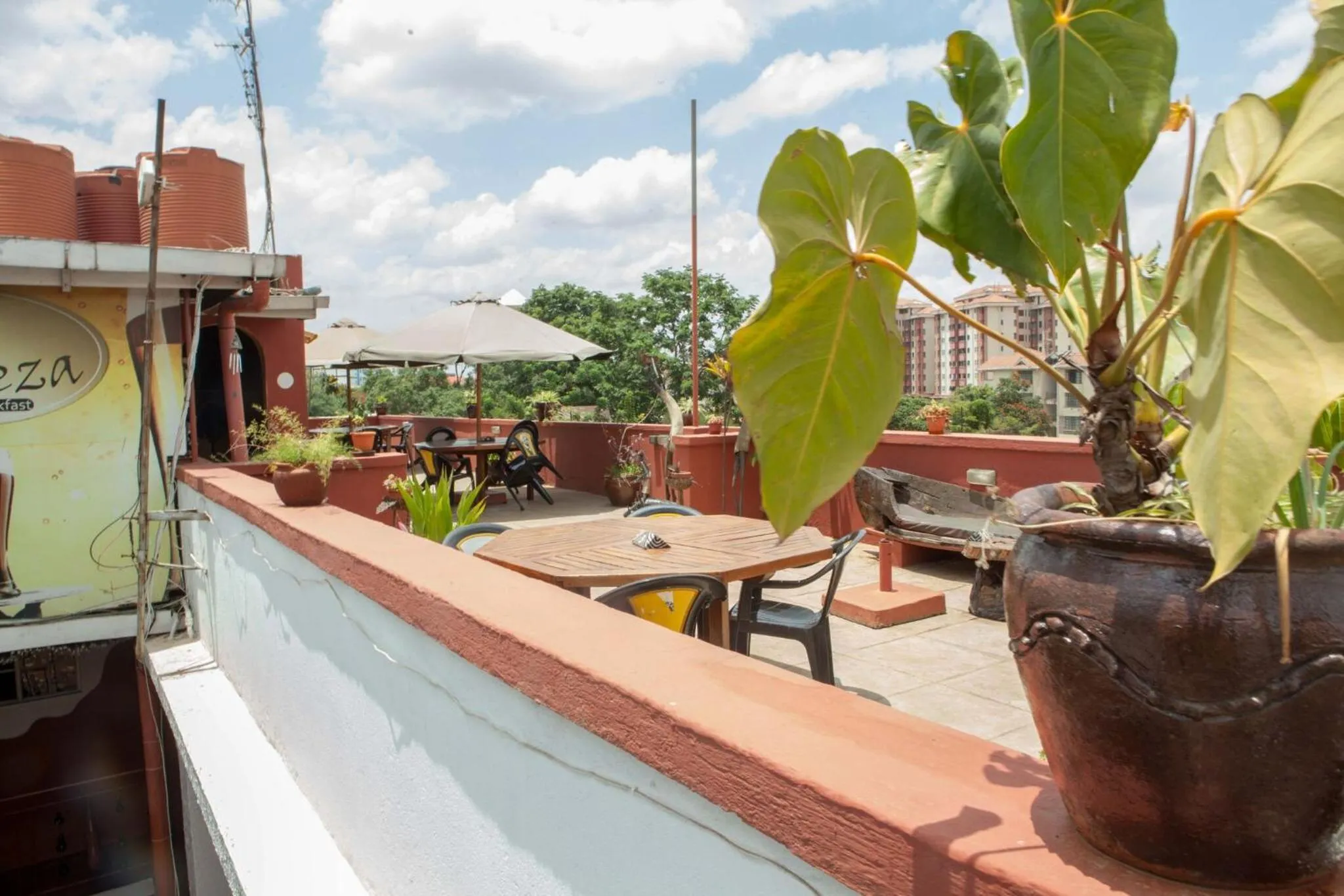 Patio in Khweza Bed and Breakfast