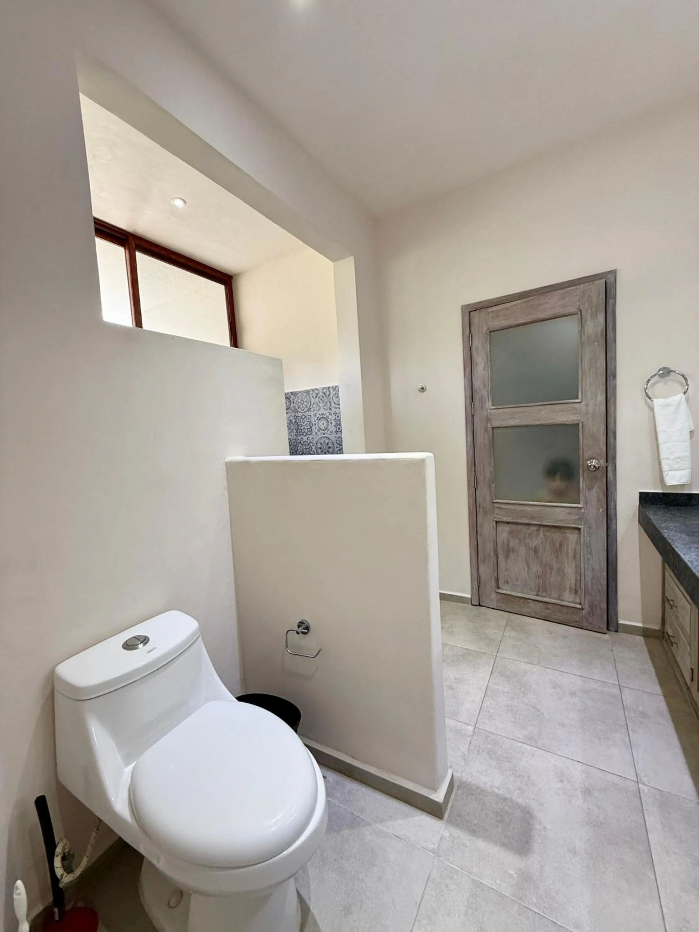 Toilet in La Selva Apartments Tulum