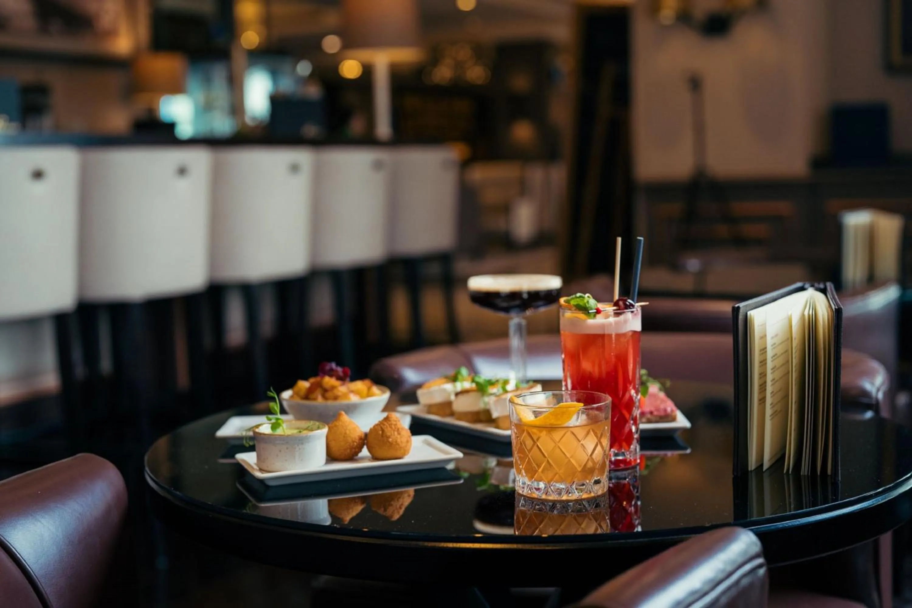 Lounge or bar in Hamburg Marriott Hotel