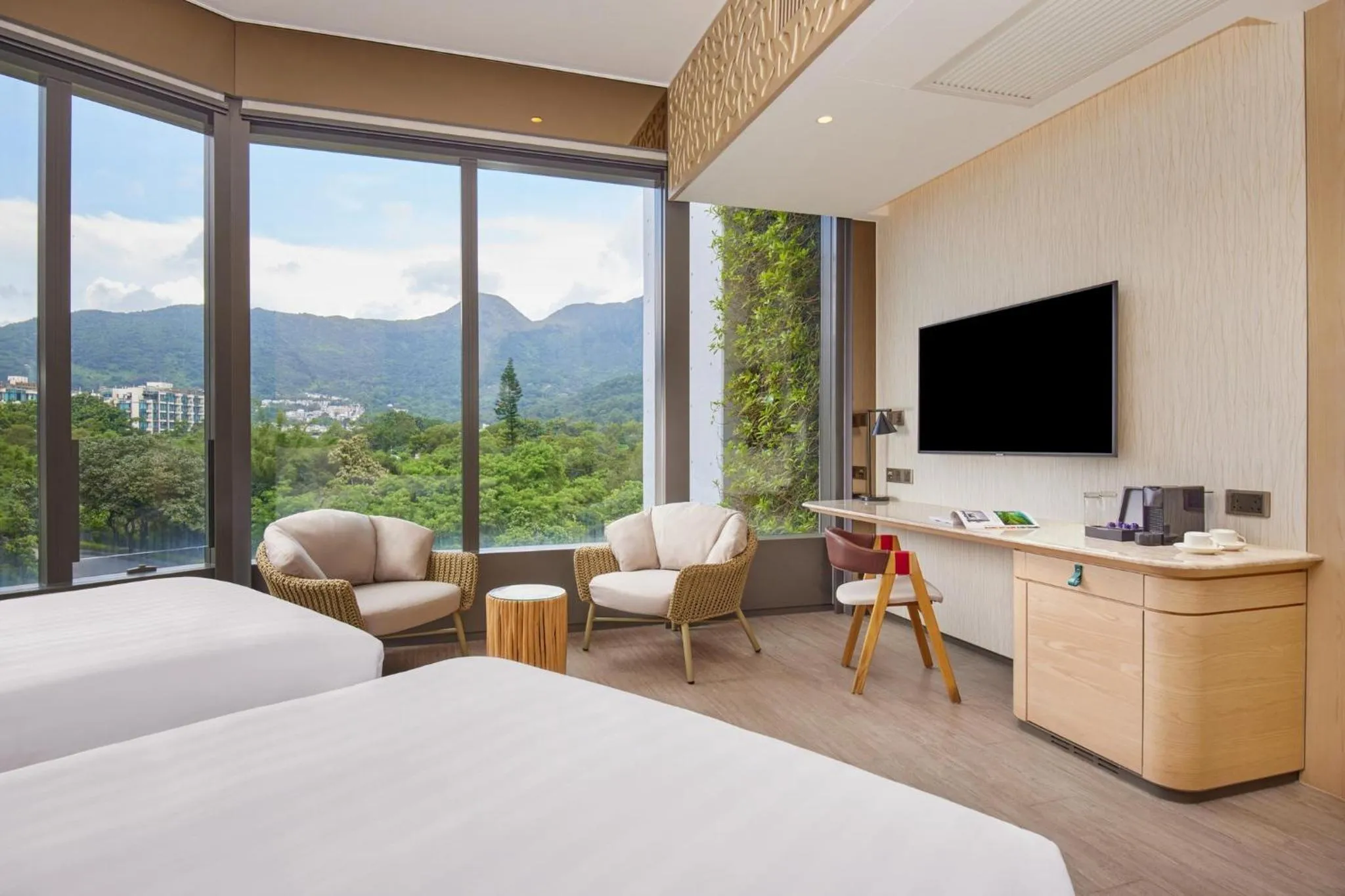 Photo of the whole room, Bed in WM Hotel Hong Kong, Vignette Collection