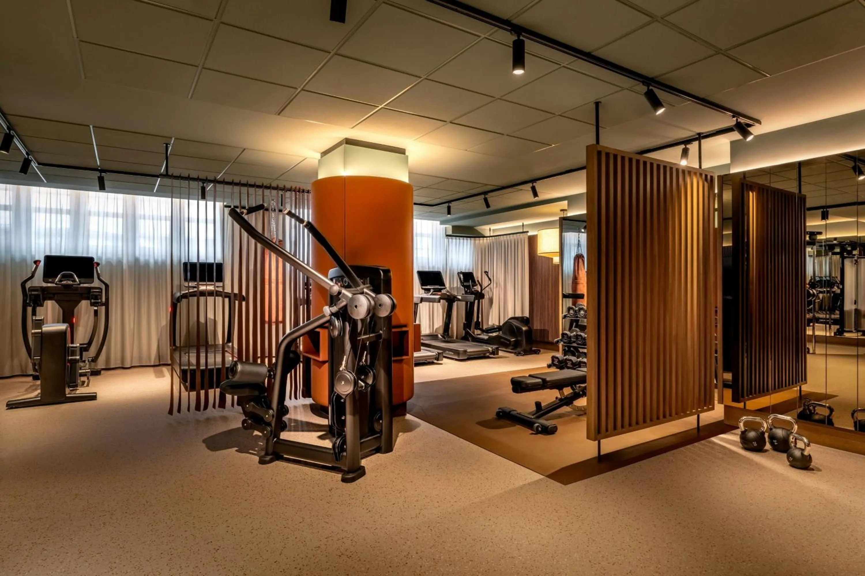 Fitness centre/facilities in Cologne Marriott Hotel