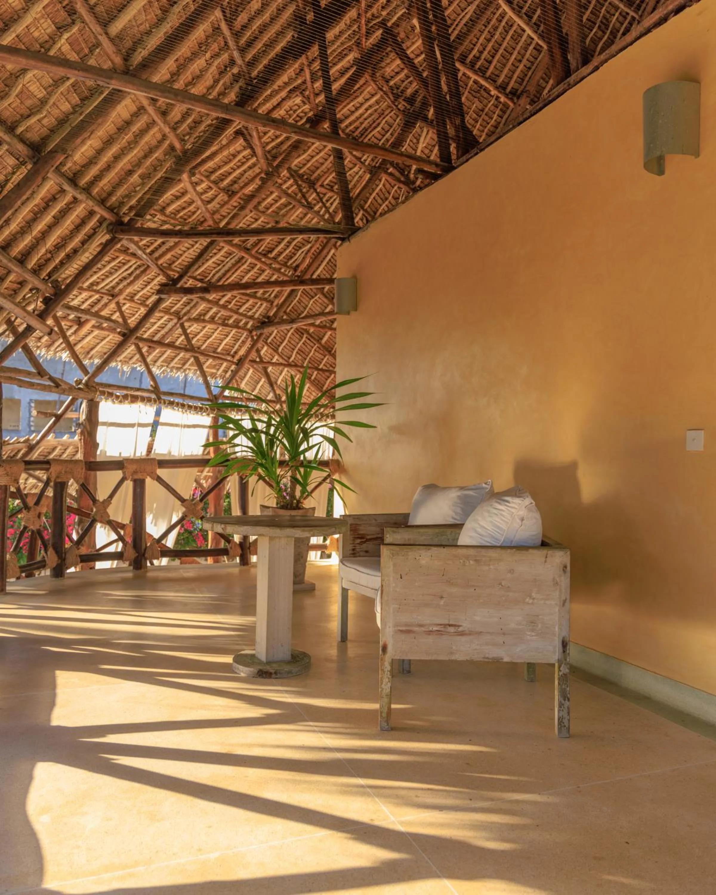 Balcony/Terrace, Bed in Mawe Zuri Resort