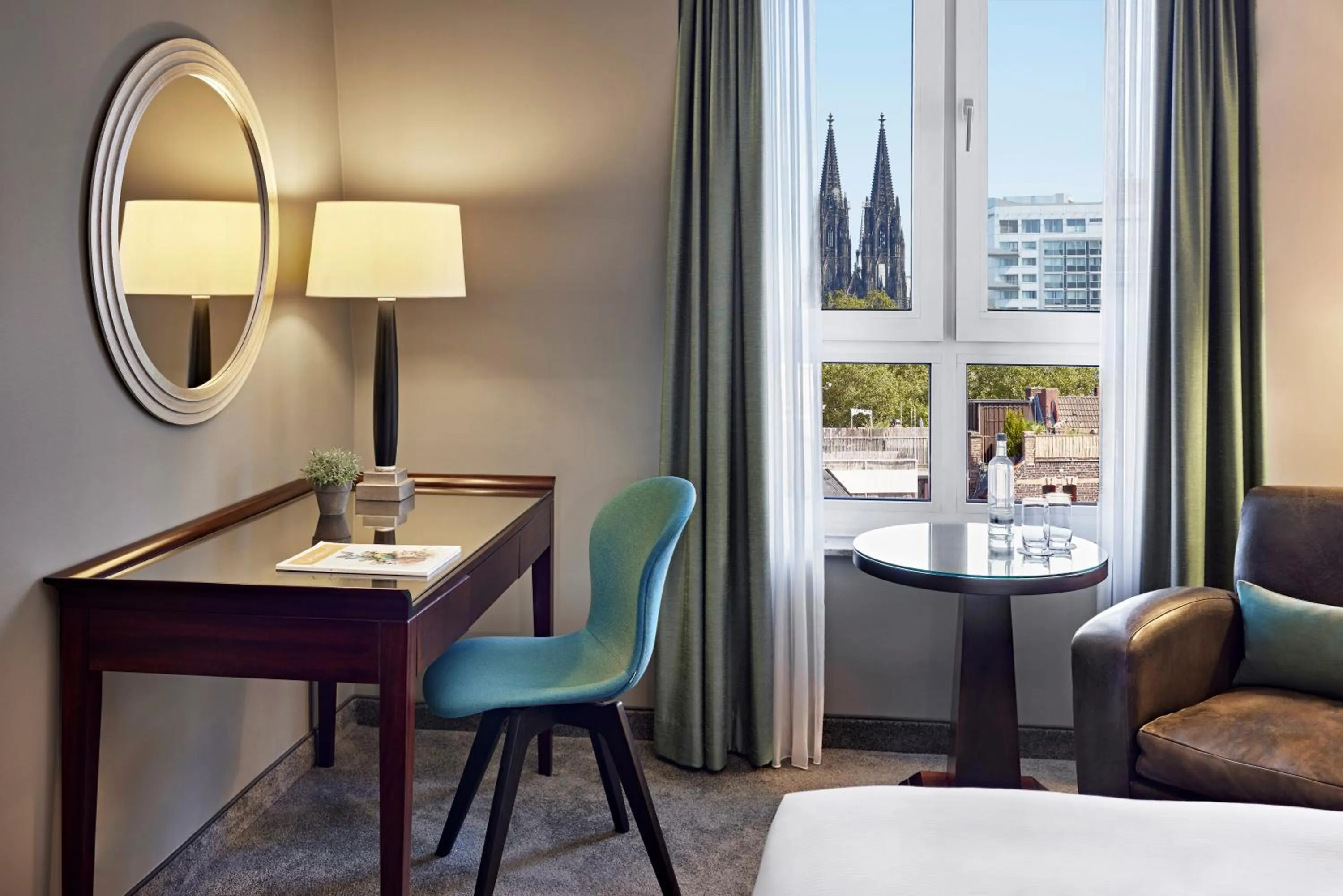 Seating area in Lindner Hotel Cologne City Plaza, part of JdV by Hyatt