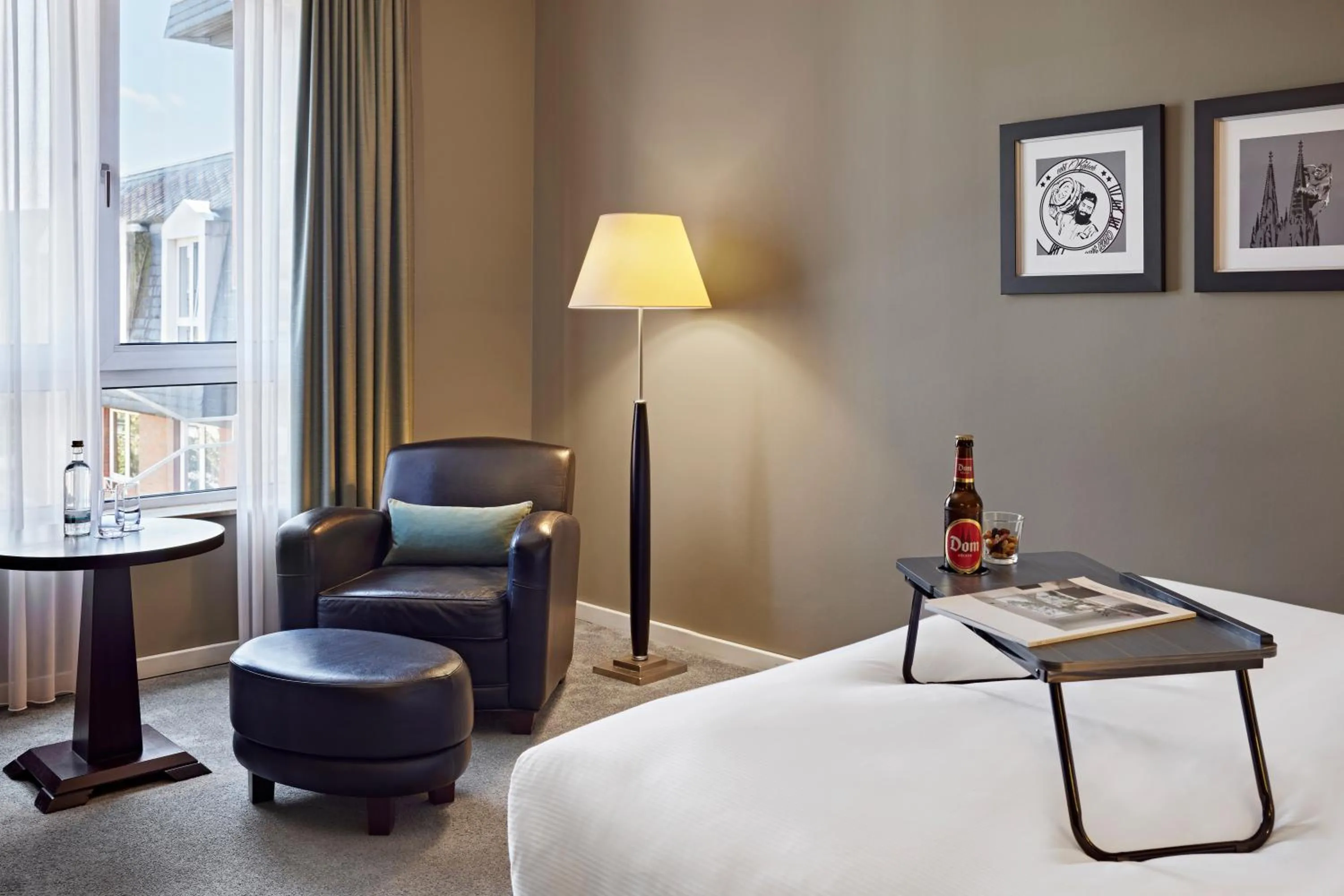 Seating area in Lindner Hotel Cologne City Plaza, part of JdV by Hyatt