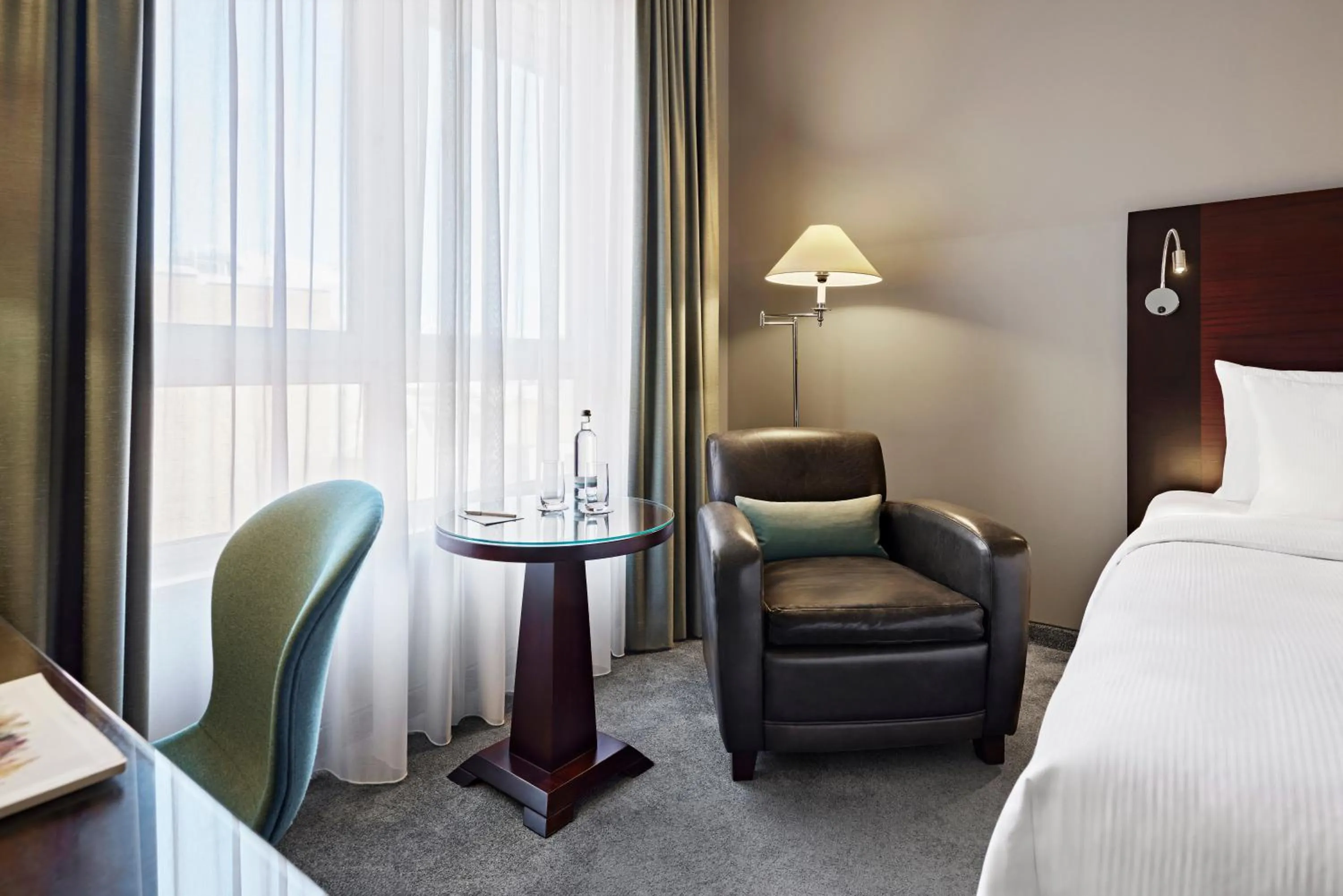 Seating area in Lindner Hotel Cologne City Plaza, part of JdV by Hyatt