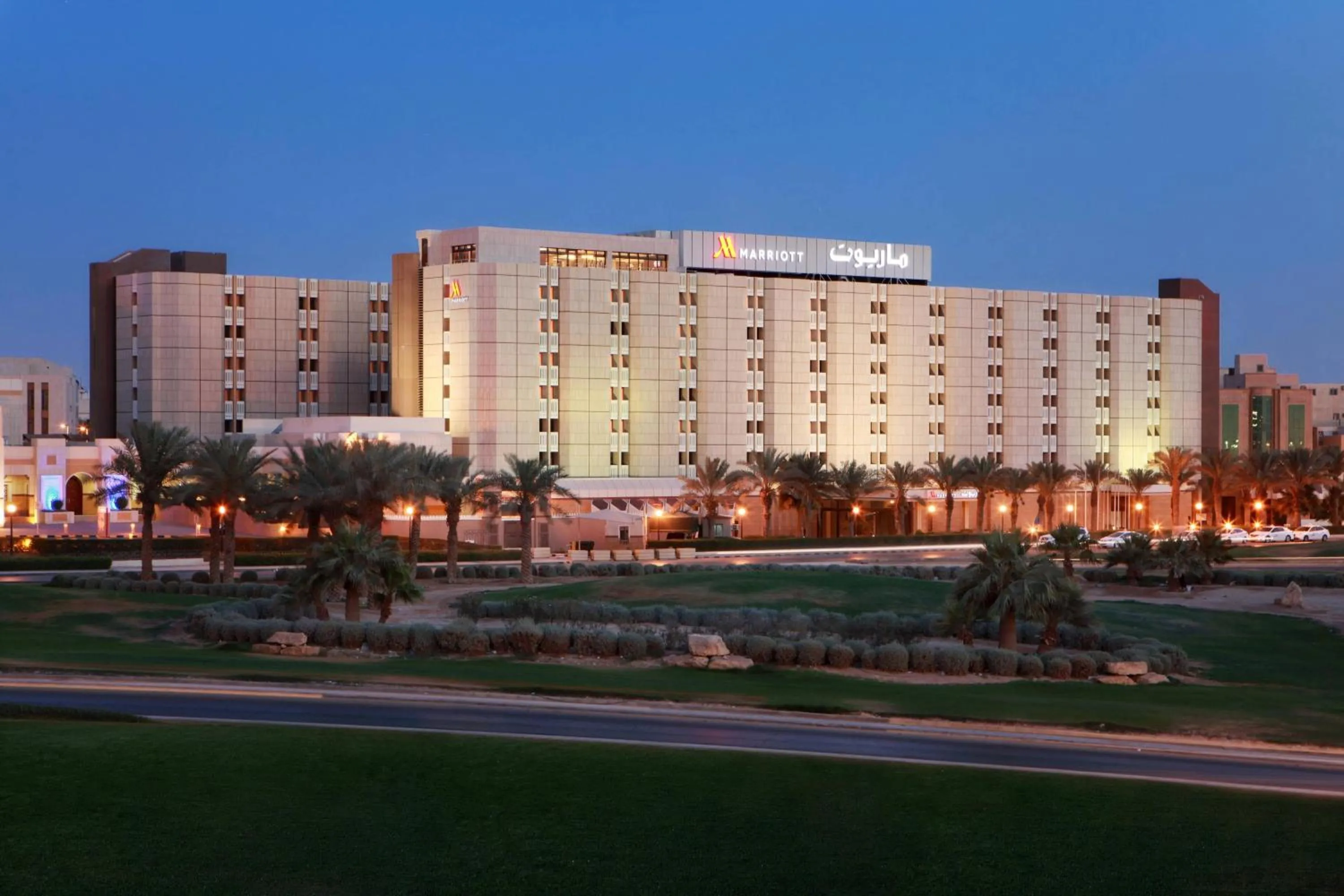Property building in Riyadh Marriott Hotel