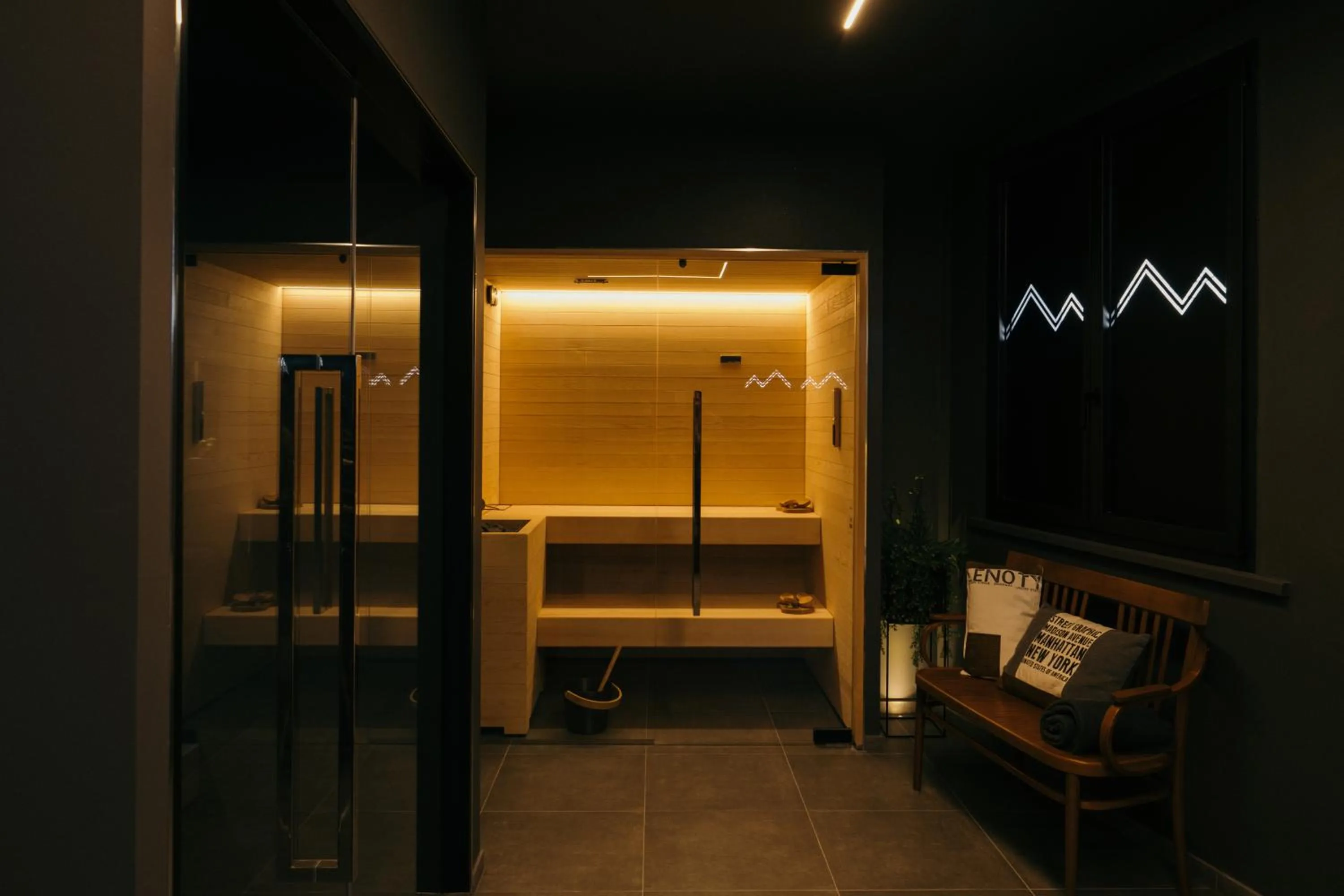 Sauna in Amiata Suite