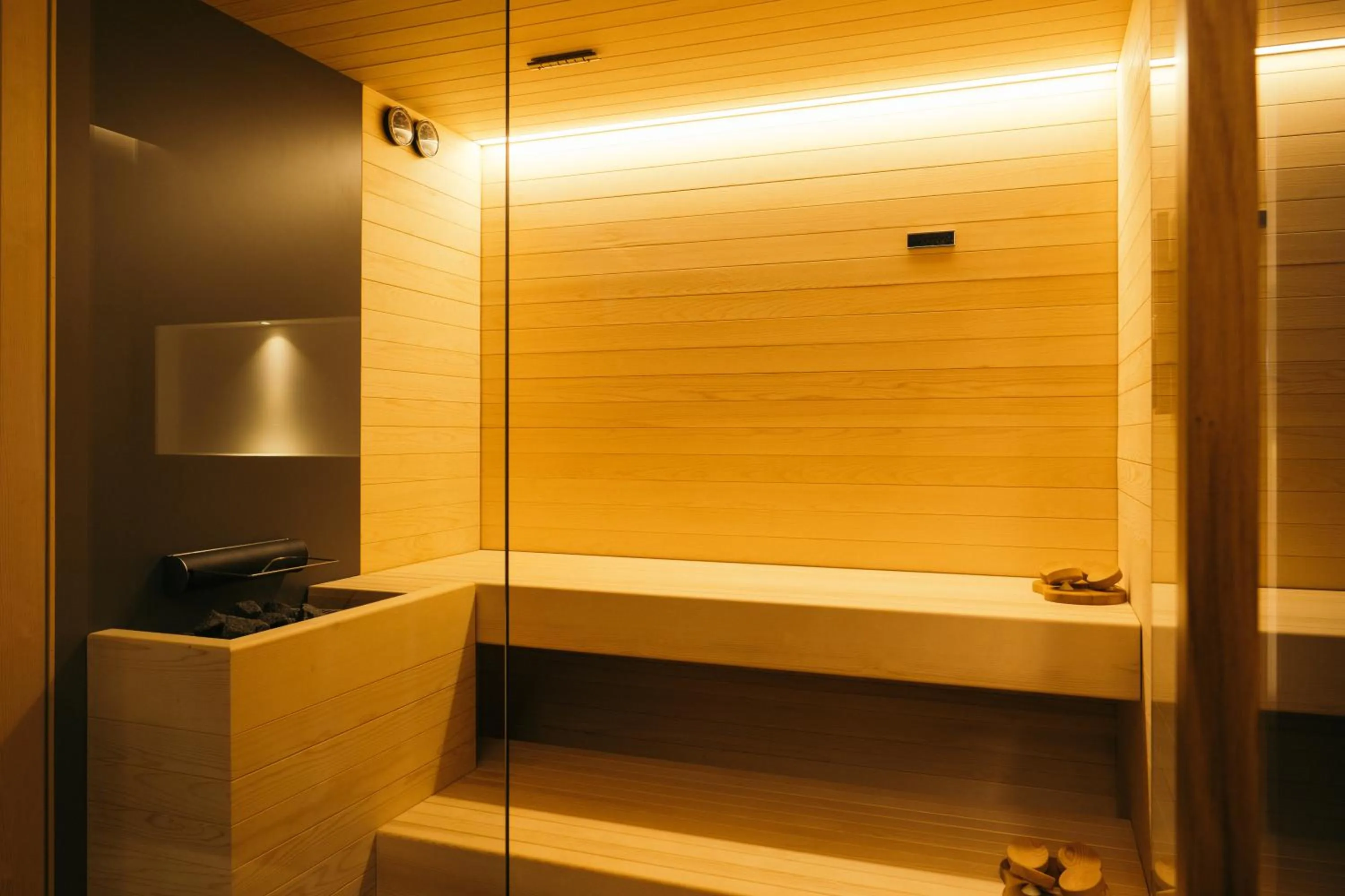 Sauna in Amiata Suite