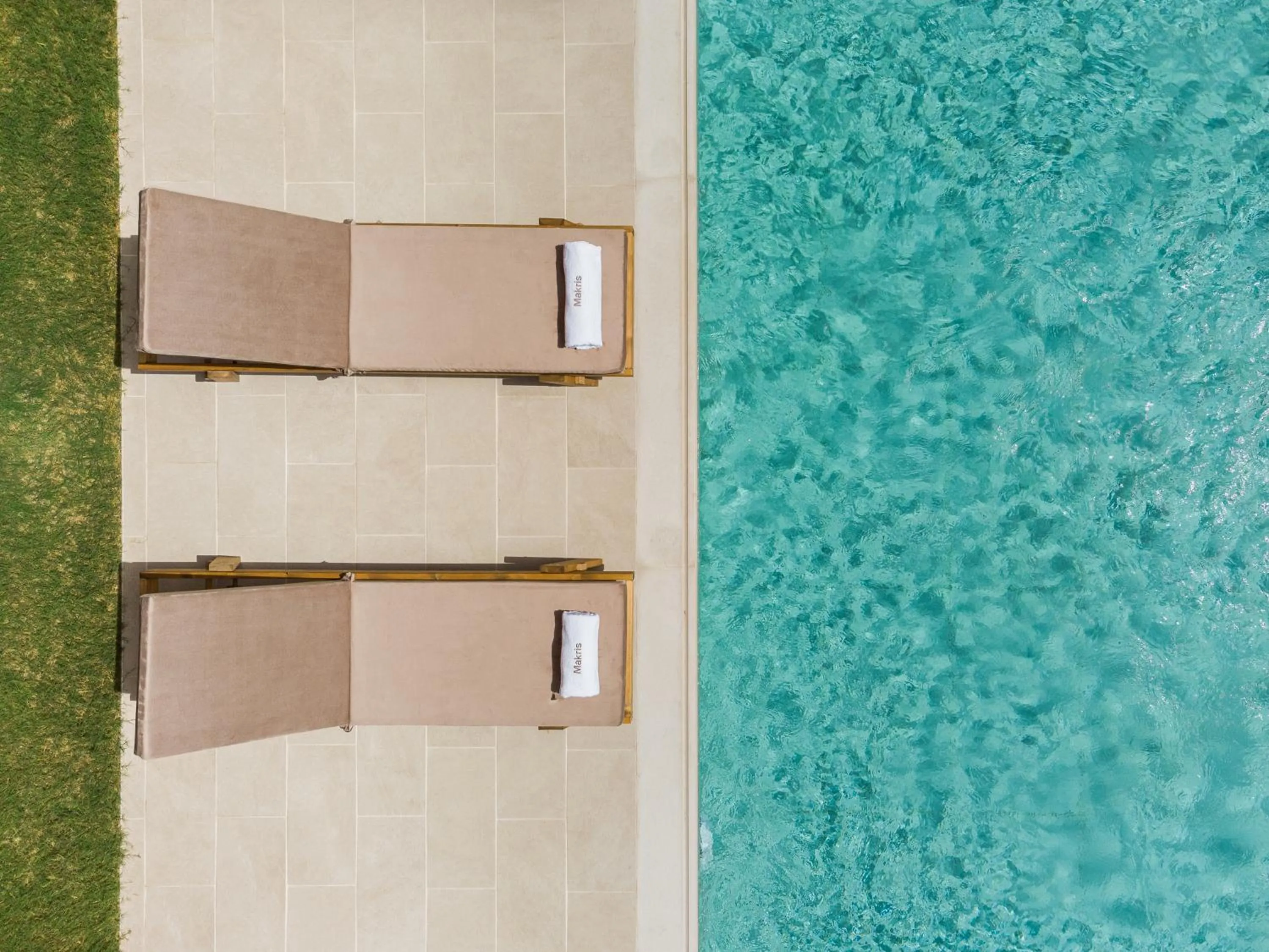 Swimming pool in Makris Luxury Rooms