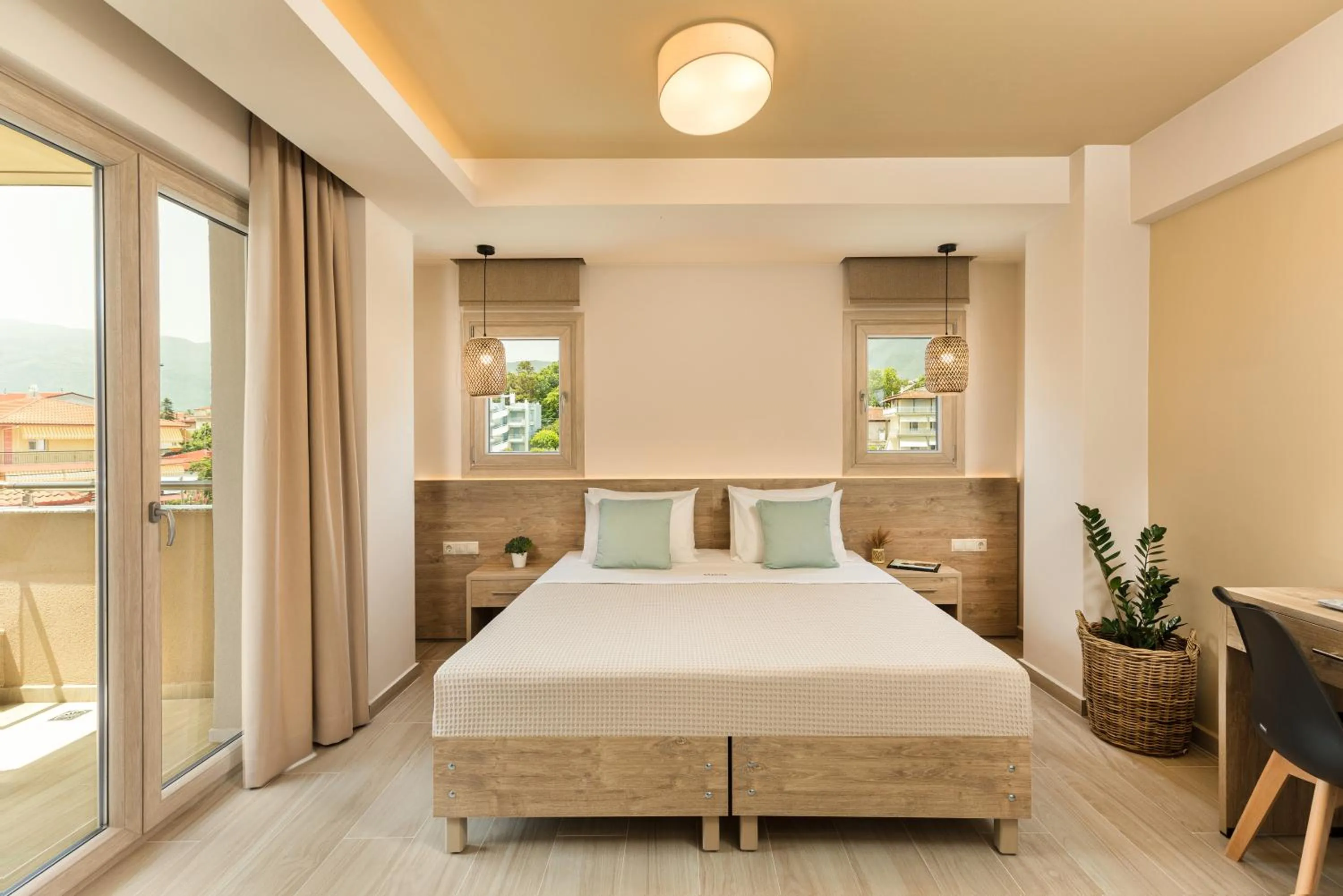 Bedroom, Bed in Makris Luxury Rooms