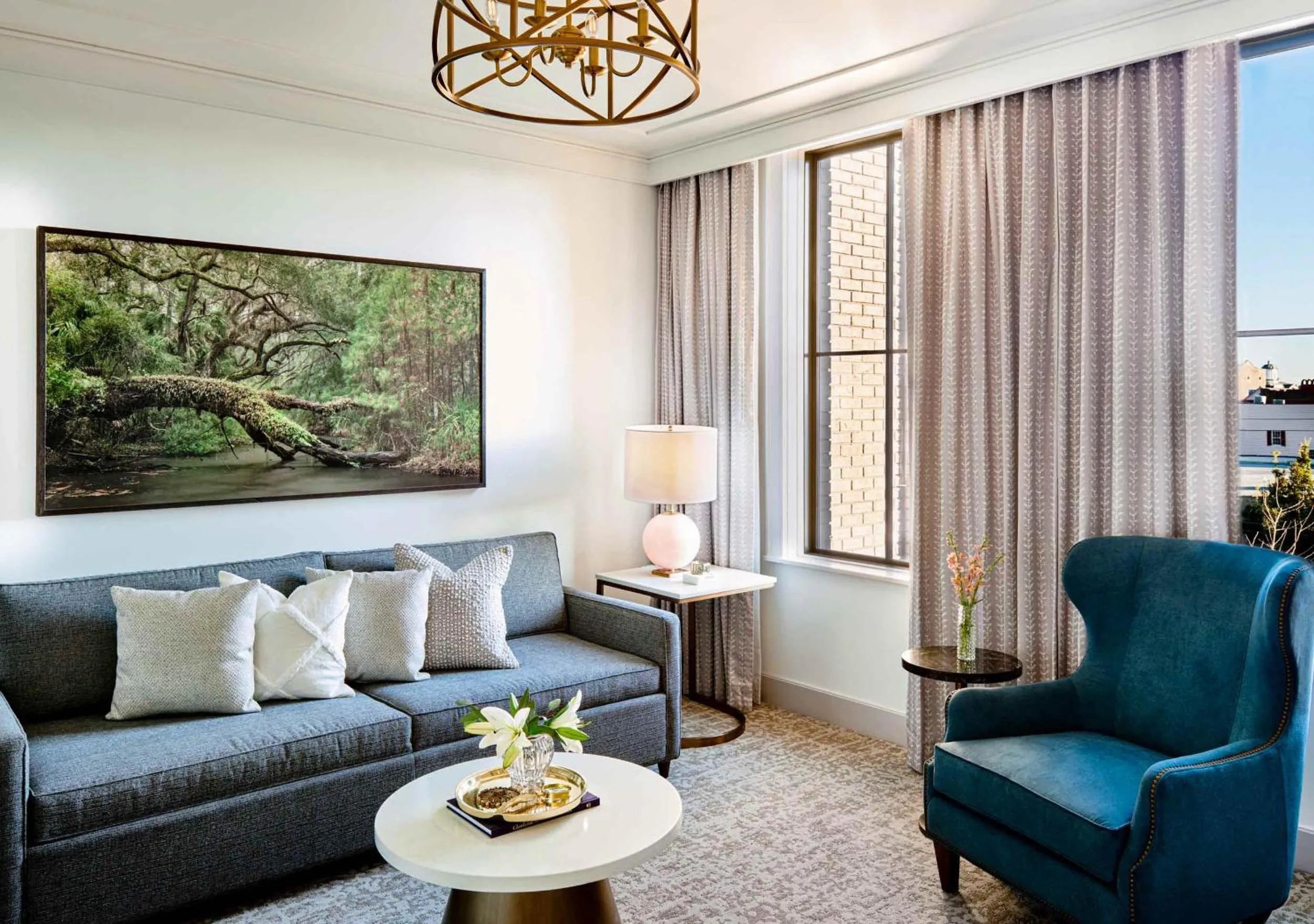 Seating area in The Loutrel