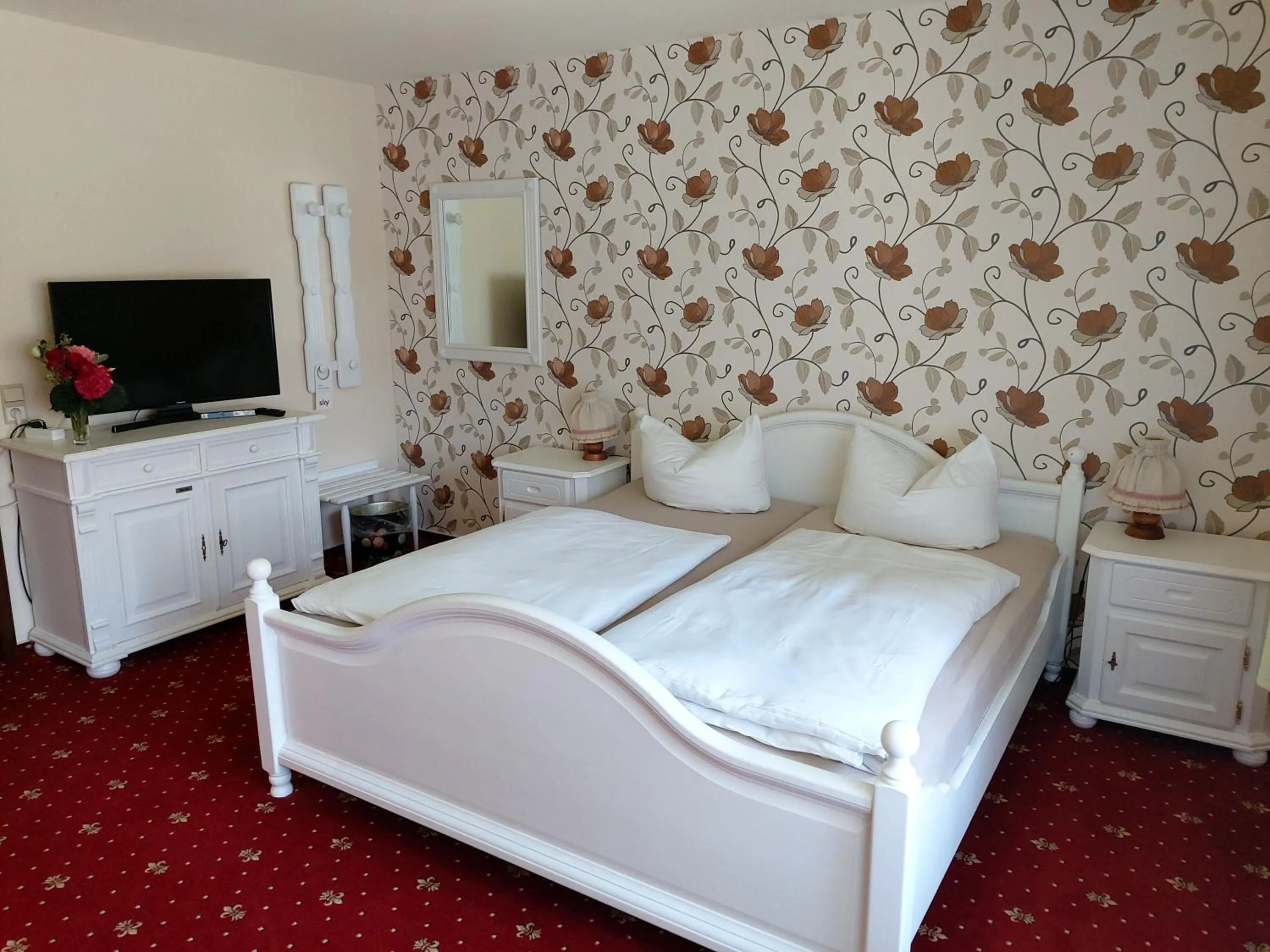 Photo of the whole room, Bed in Der Mühlenhof