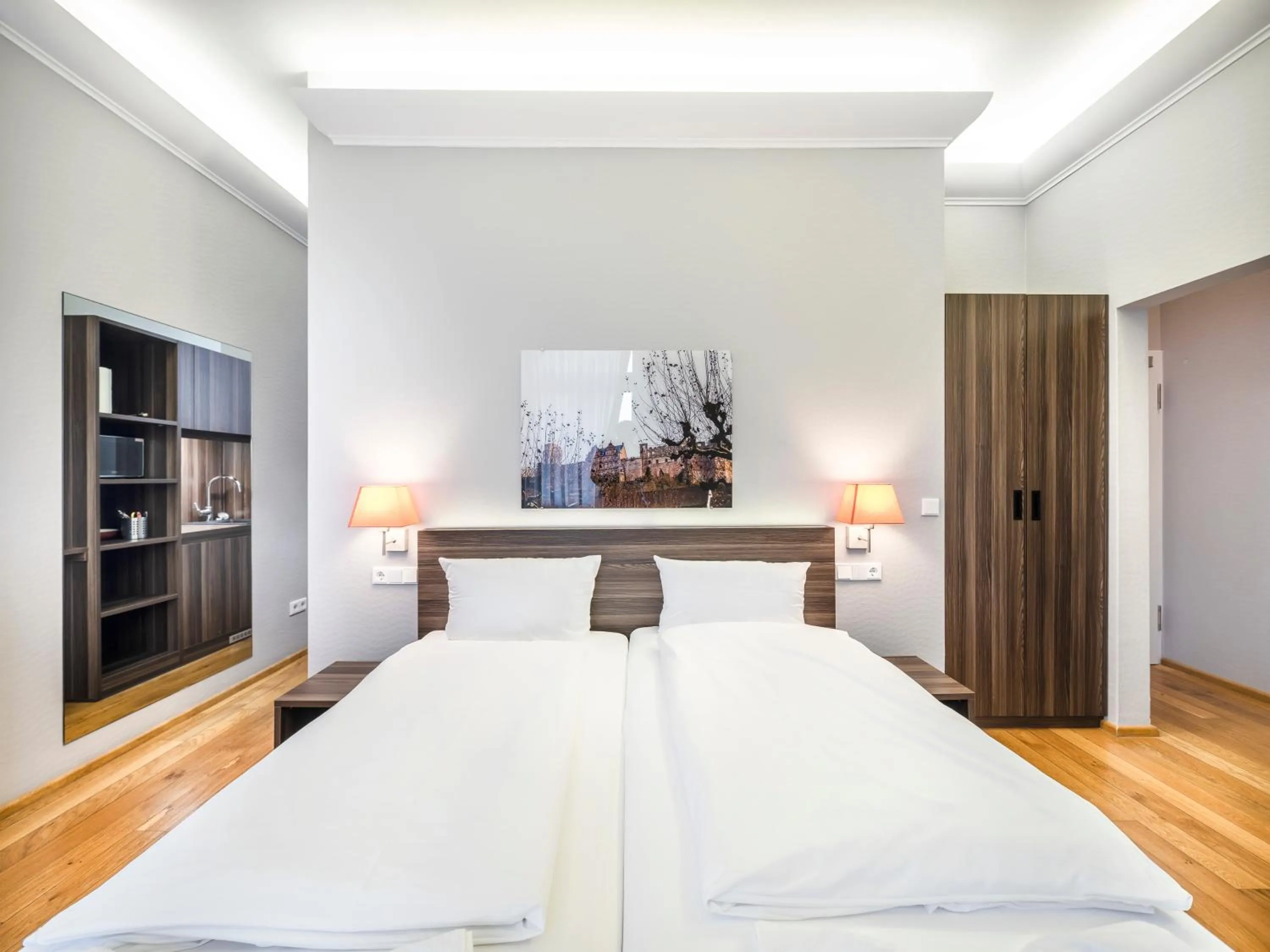 Photo of the whole room, Bed in BoardingWorld Heidelberg