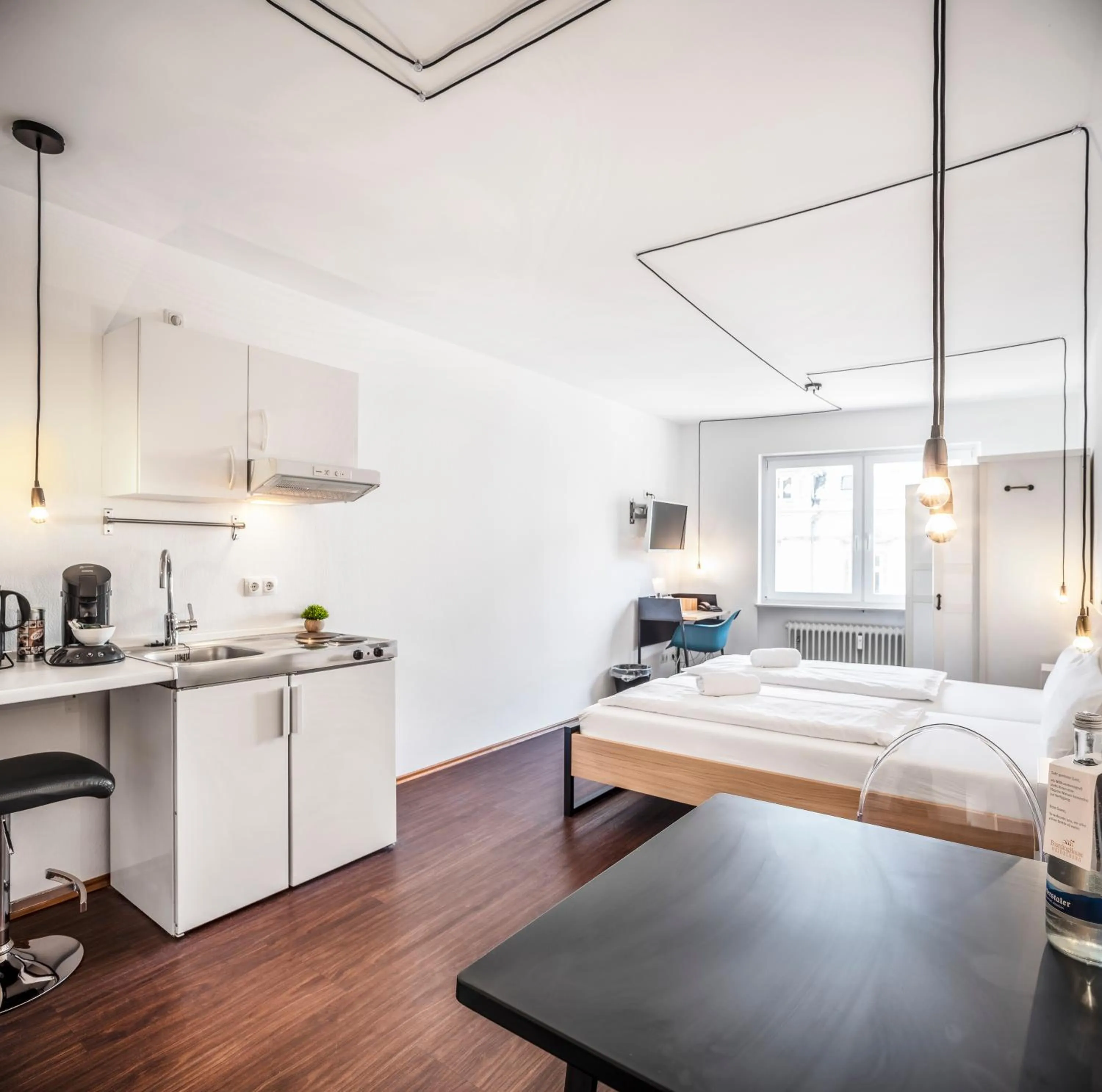 Bed in BoardingWorld Heidelberg