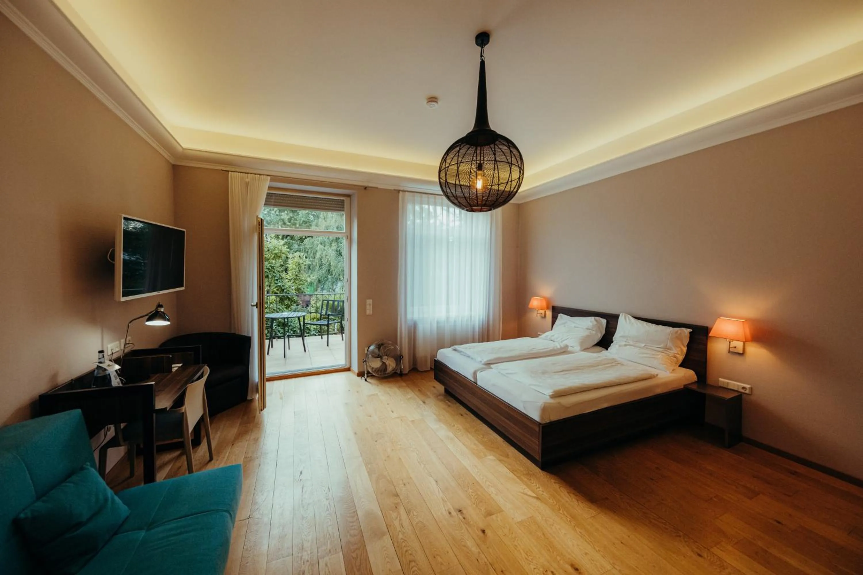 Bed in BoardingWorld Heidelberg