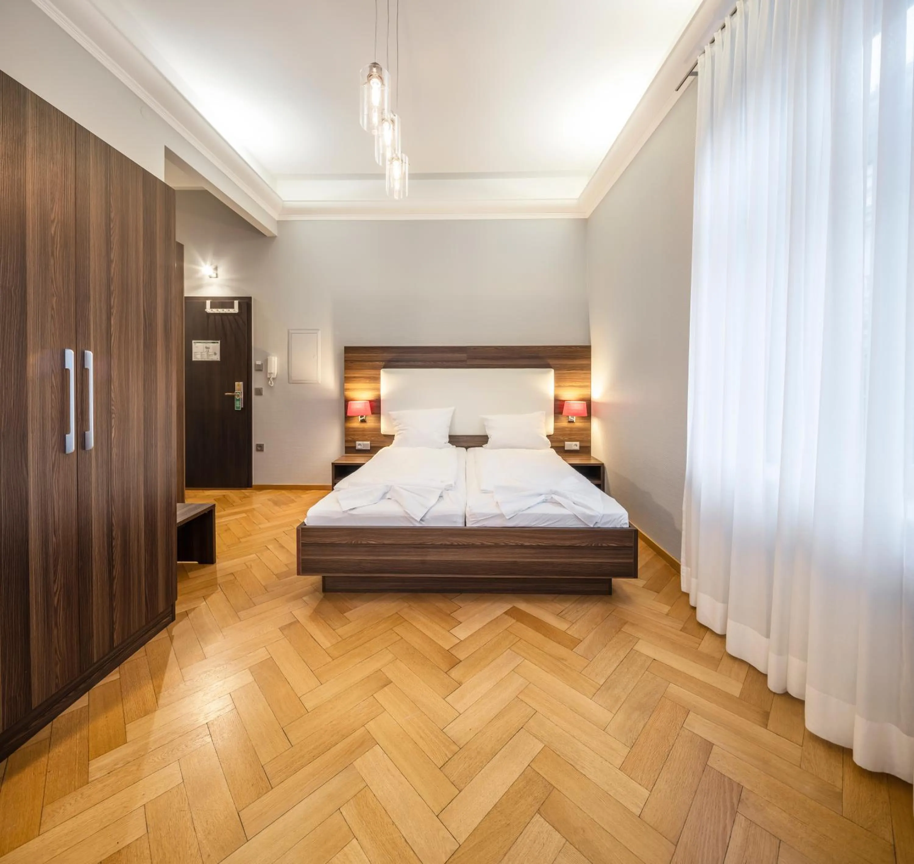 Coffee/tea facilities, Bed in BoardingWorld Heidelberg