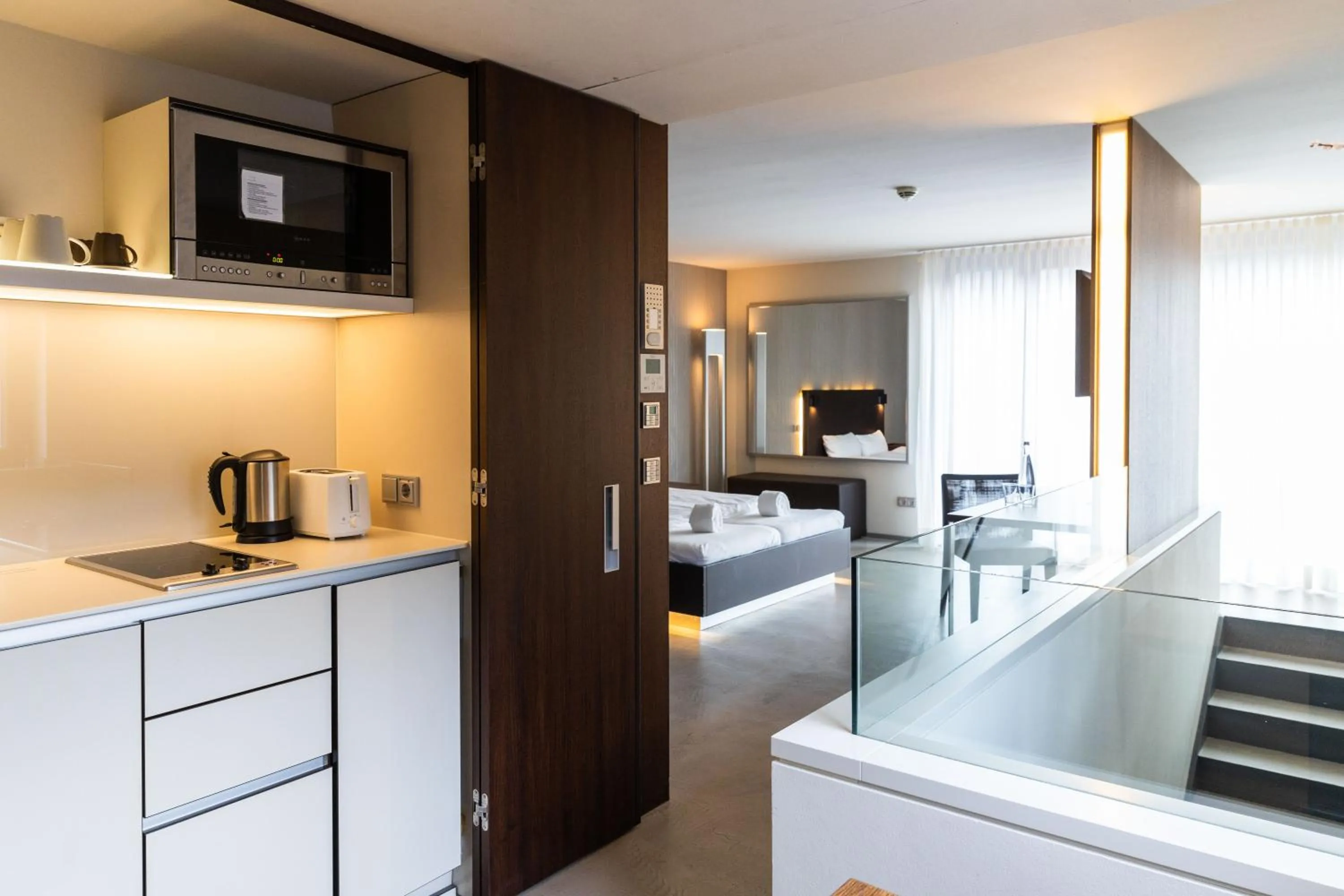 Bed in BoardingWorld Heidelberg