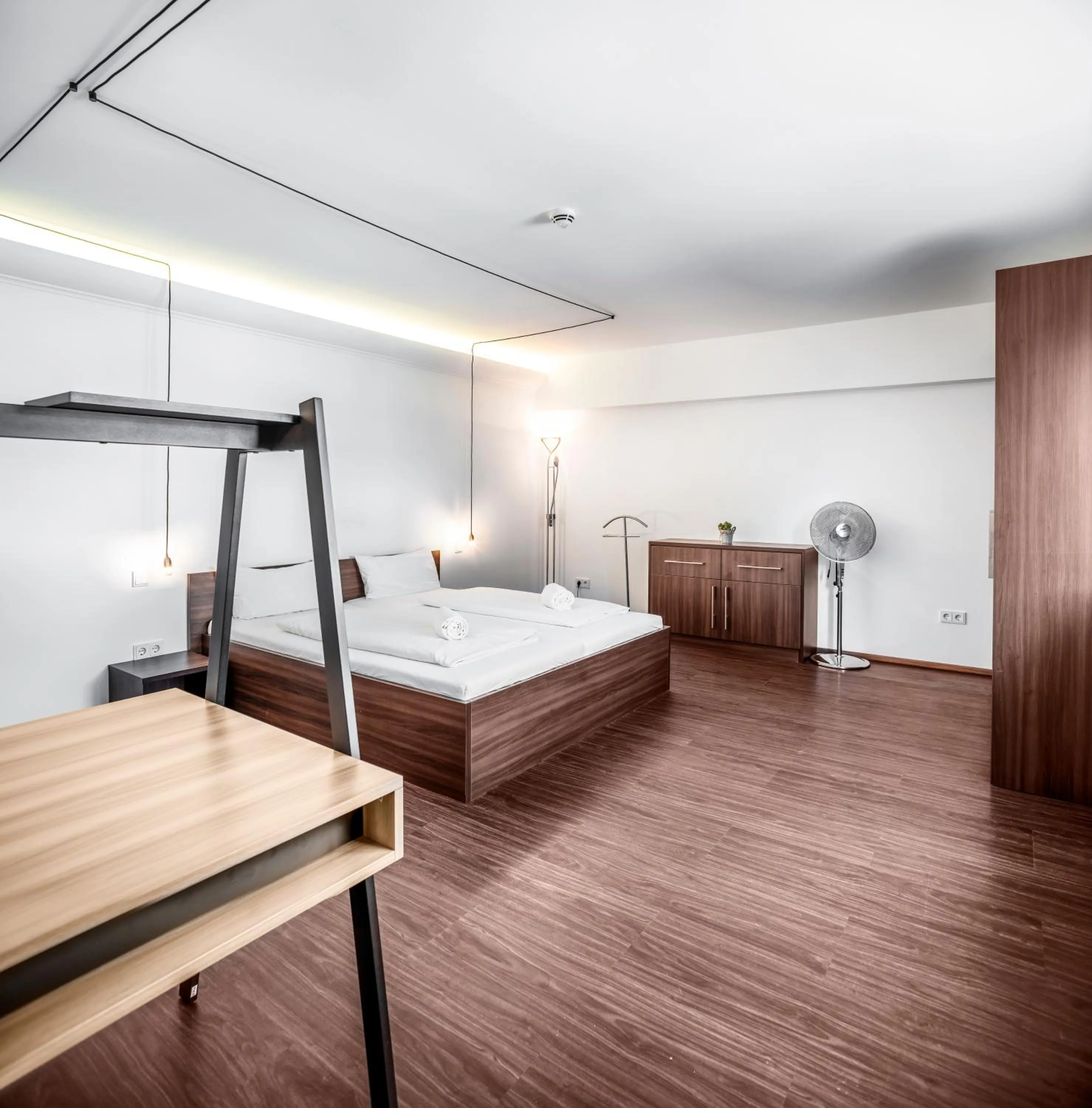 Bed in BoardingWorld Heidelberg