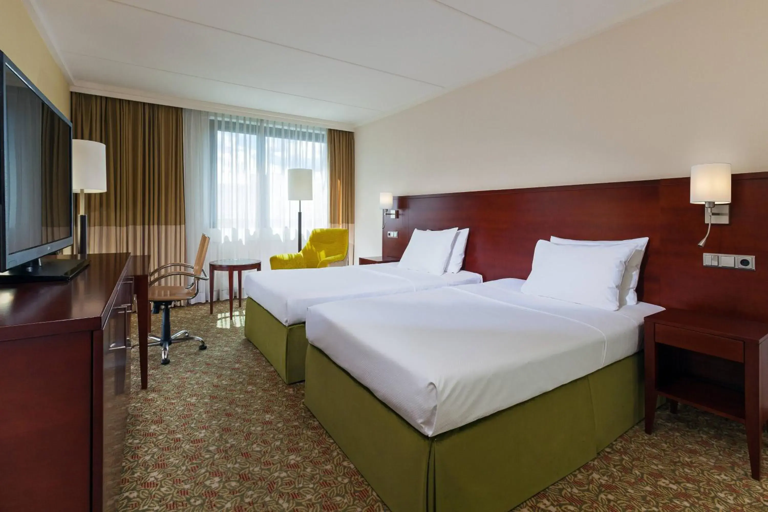 Larger Guest room, 2 Twin/Single Bed(s) in Courtyard by Marriott Düsseldorf Seestern Larger Guest room, 2 Twin/Single Bed(s) in Courtyard by Marriott Düsseldorf Seestern