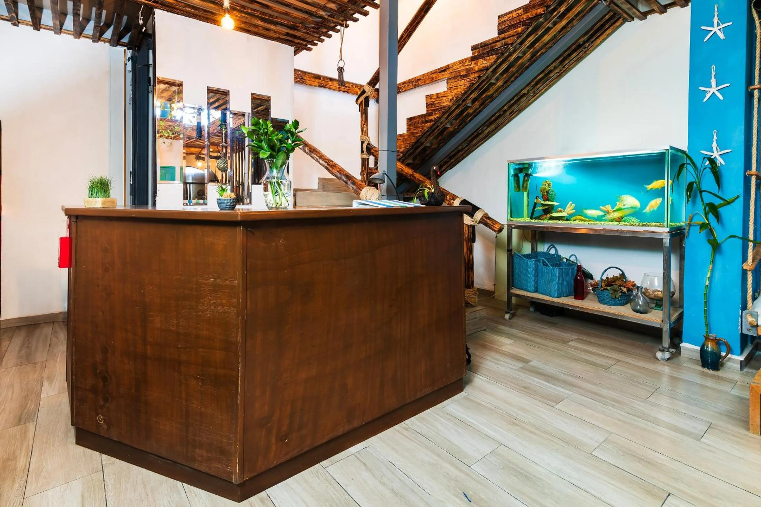 Lobby or reception in Capital O Posada Del Pescador, Los Cabos