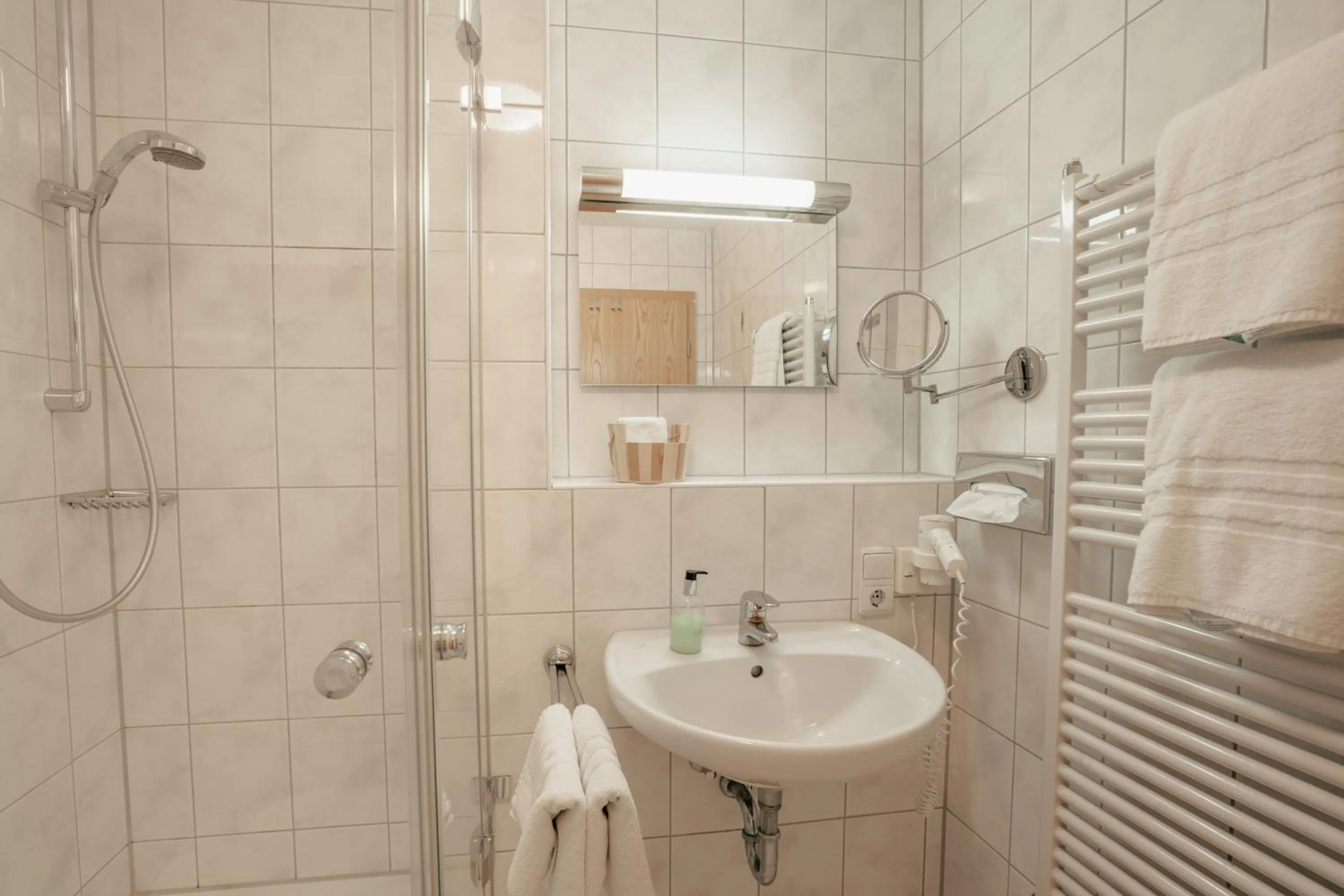 Bathroom in Hotel garni Oberdorfer Stuben