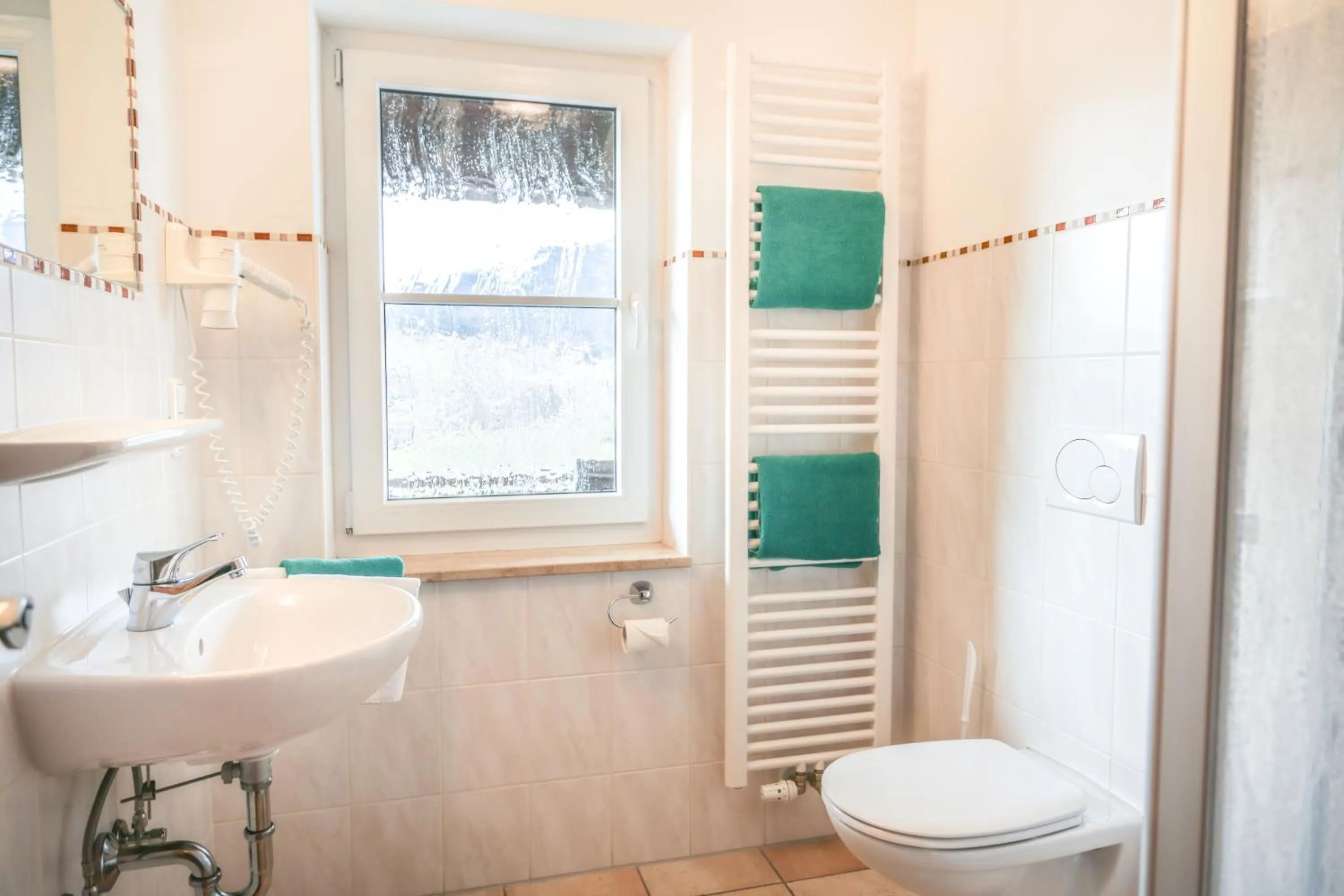 Bathroom in Hotel garni Oberdorfer Stuben