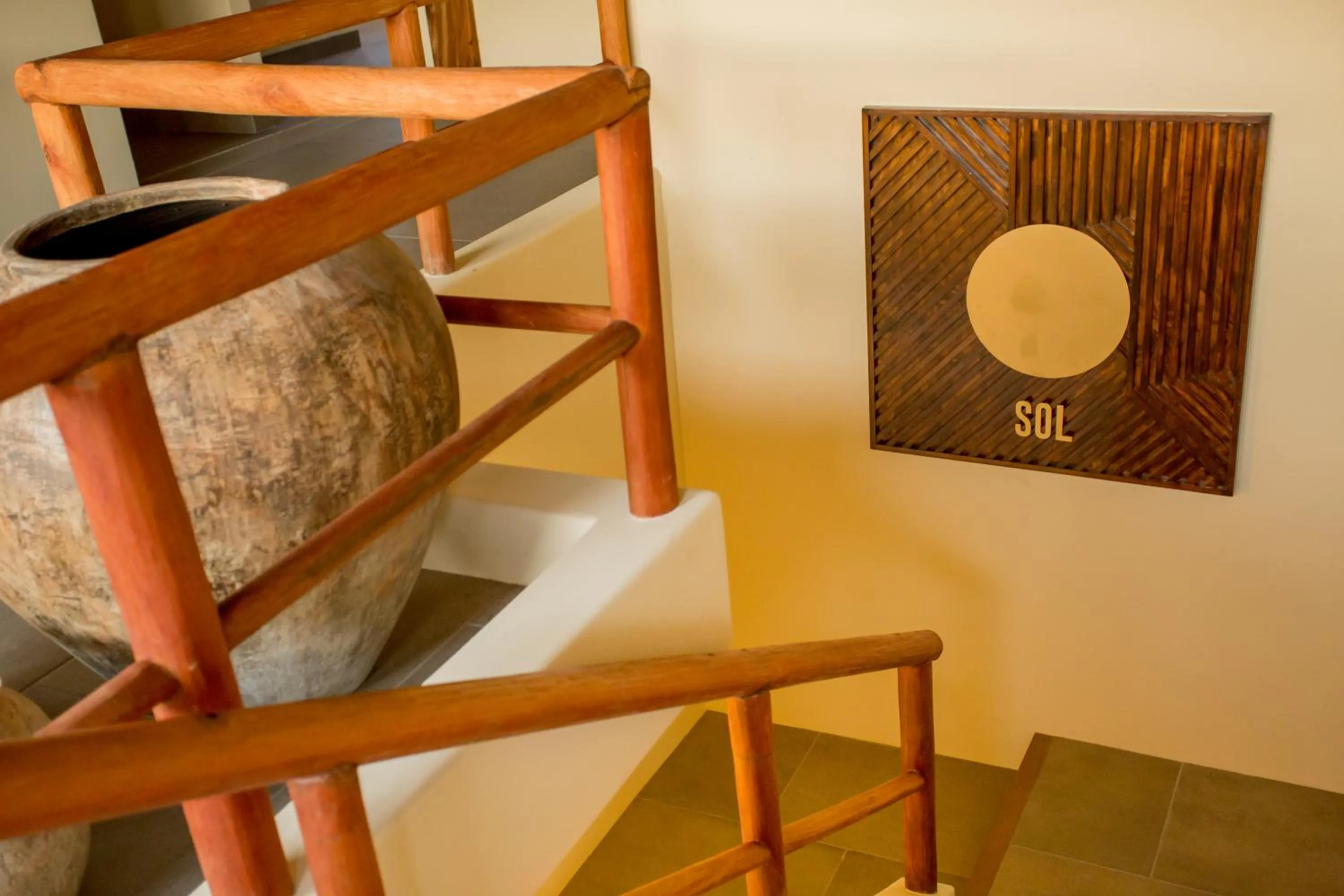 Decorative detail in Hotel Casa Bocana