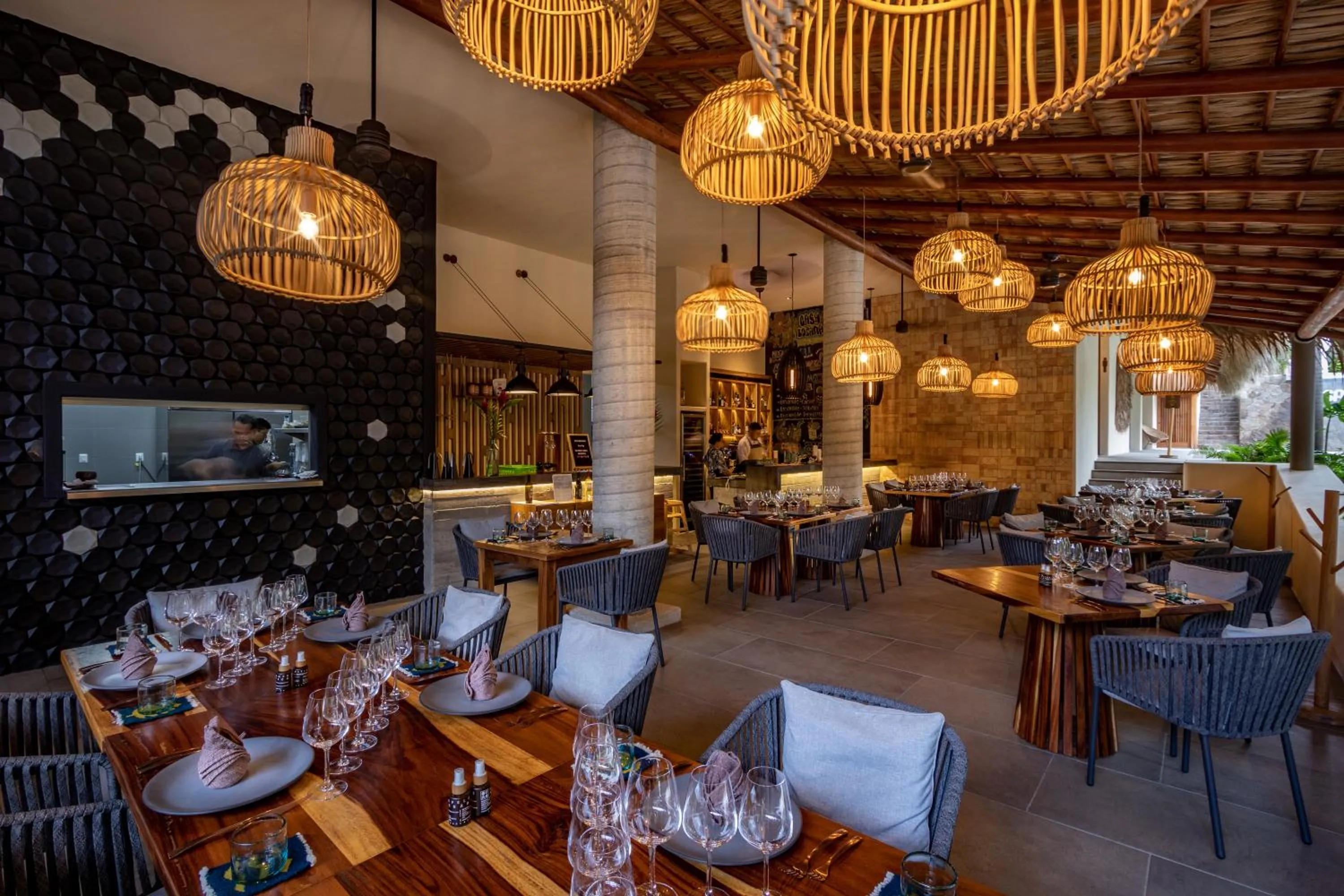 Restaurant/places to eat in Hotel Casa Bocana