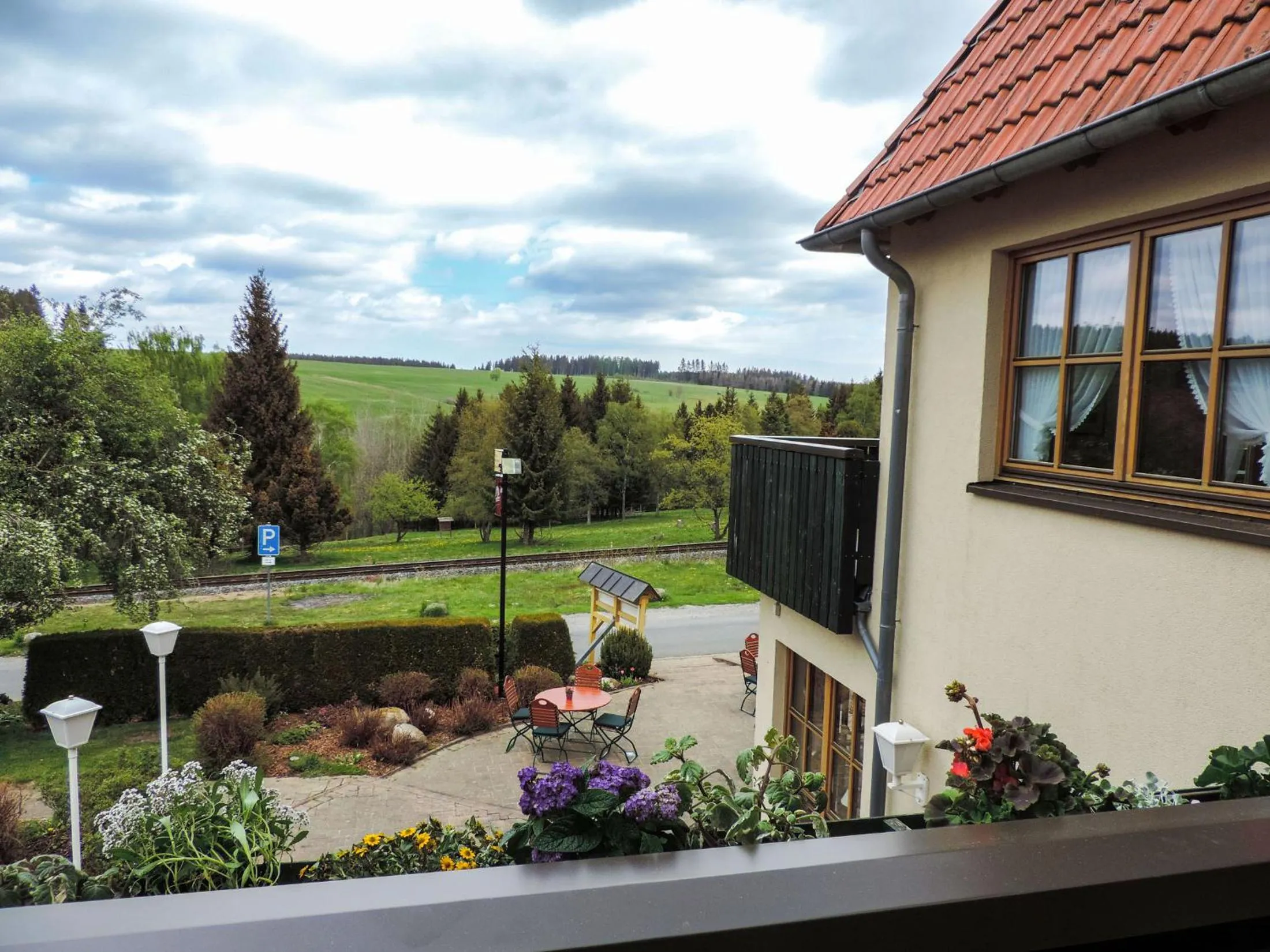 Garden in Hotel und Berggasthof Zum Sonnenhof