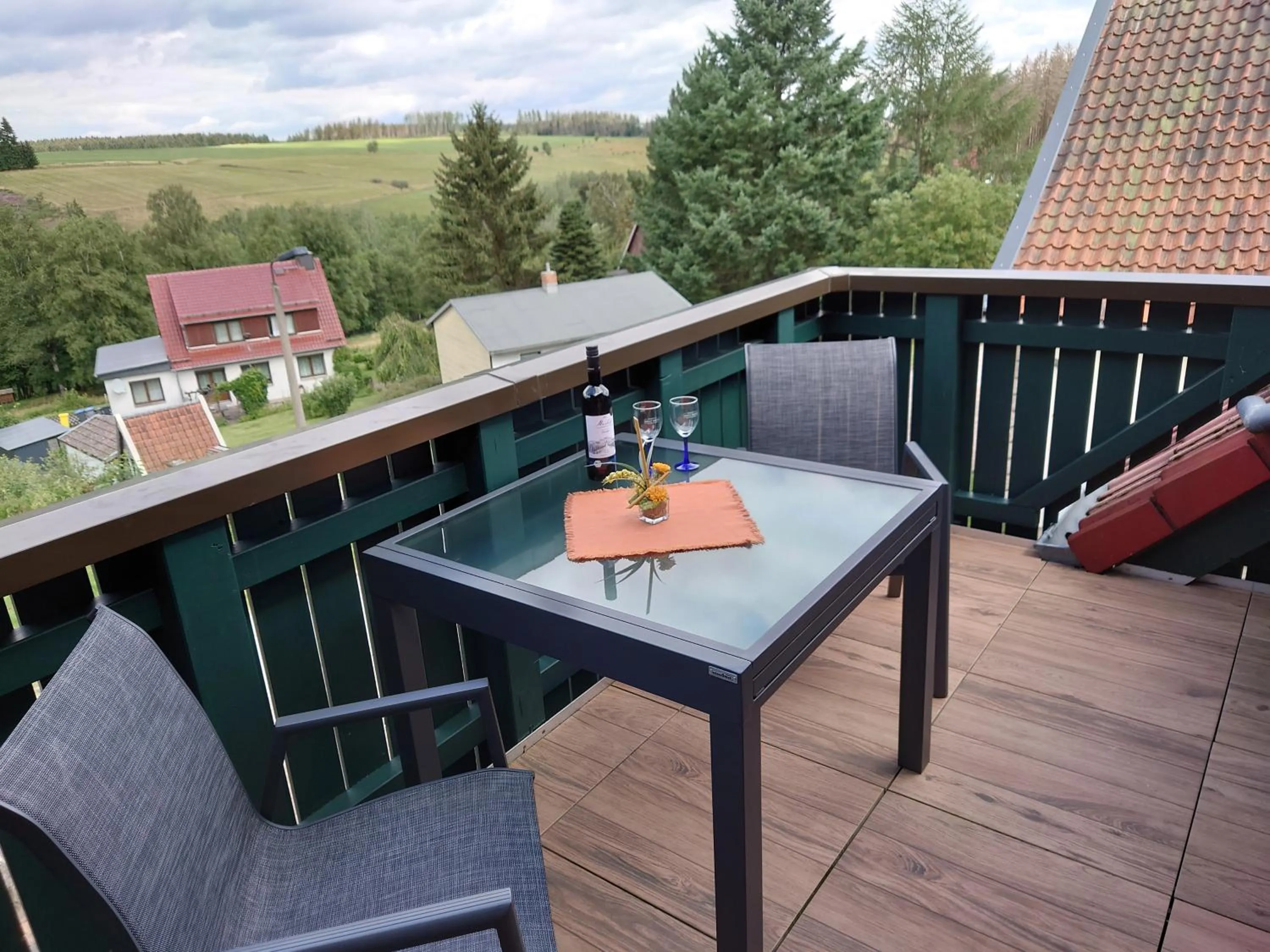 Balcony/Terrace in Hotel und Berggasthof Zum Sonnenhof