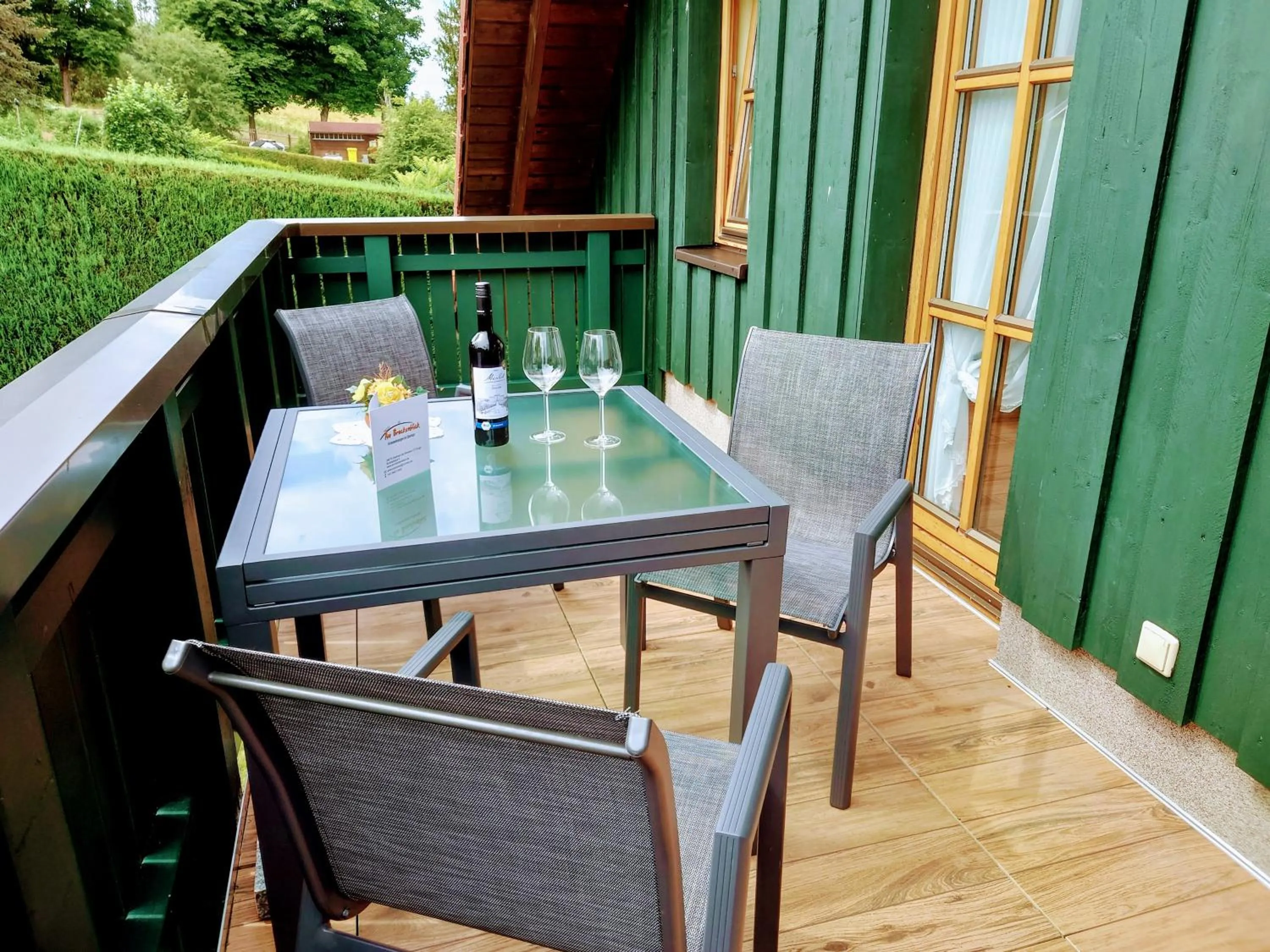 Balcony/Terrace in Hotel und Berggasthof Zum Sonnenhof