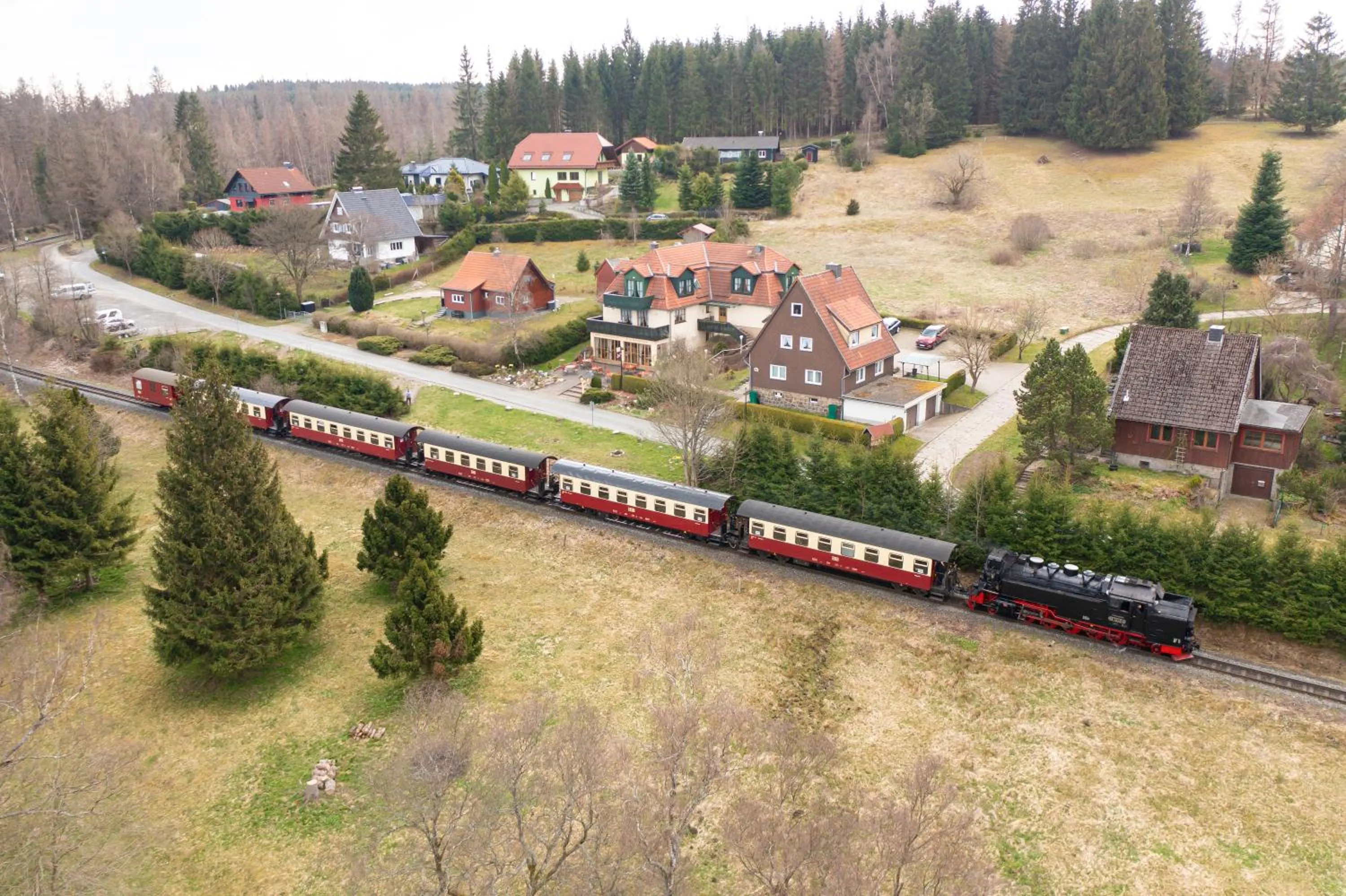 Bird's eye view in Hotel und Berggasthof Zum Sonnenhof