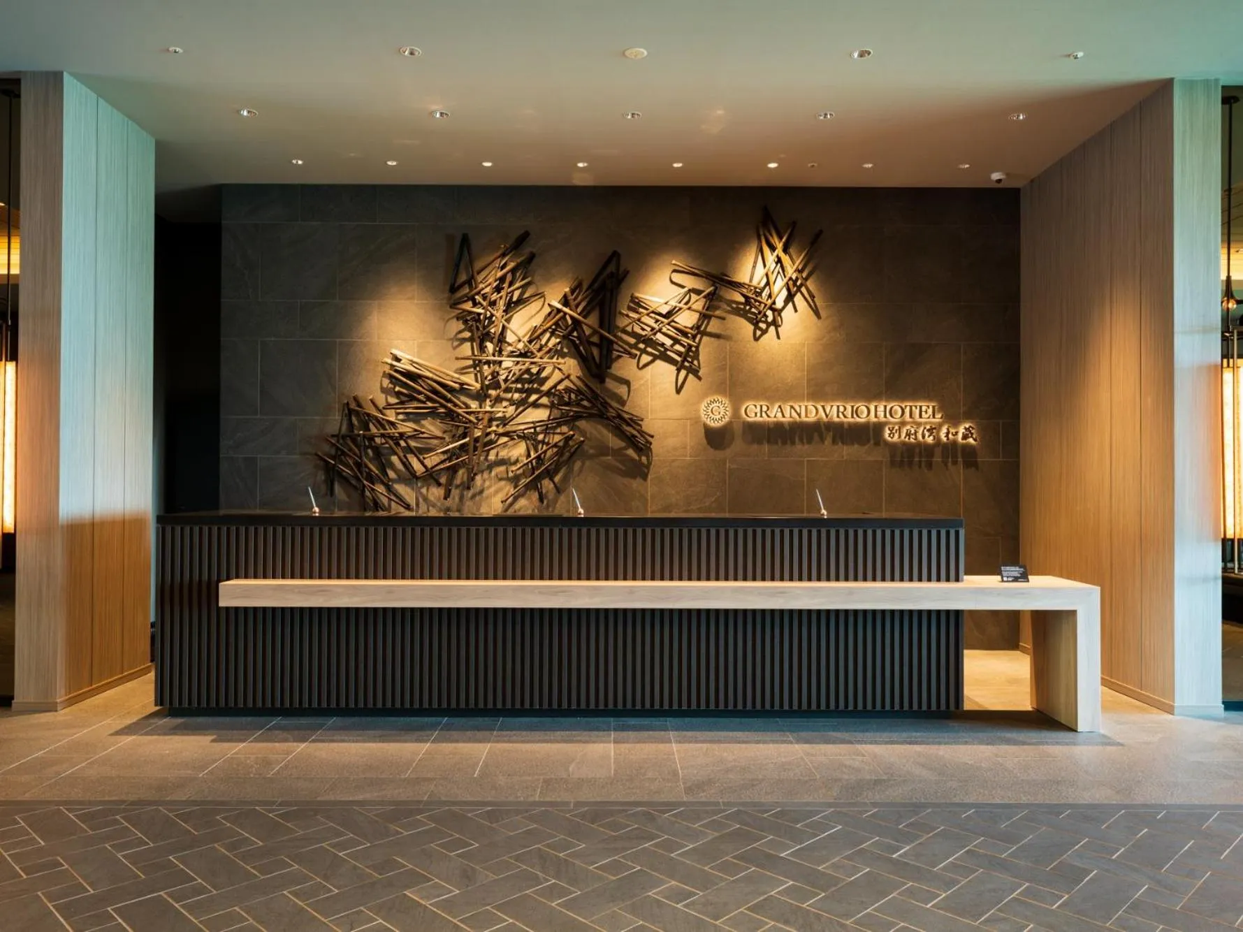 Lobby or reception in Grandvrio Hotel Beppuwan Wakura - ROUTE INN HOTELS -