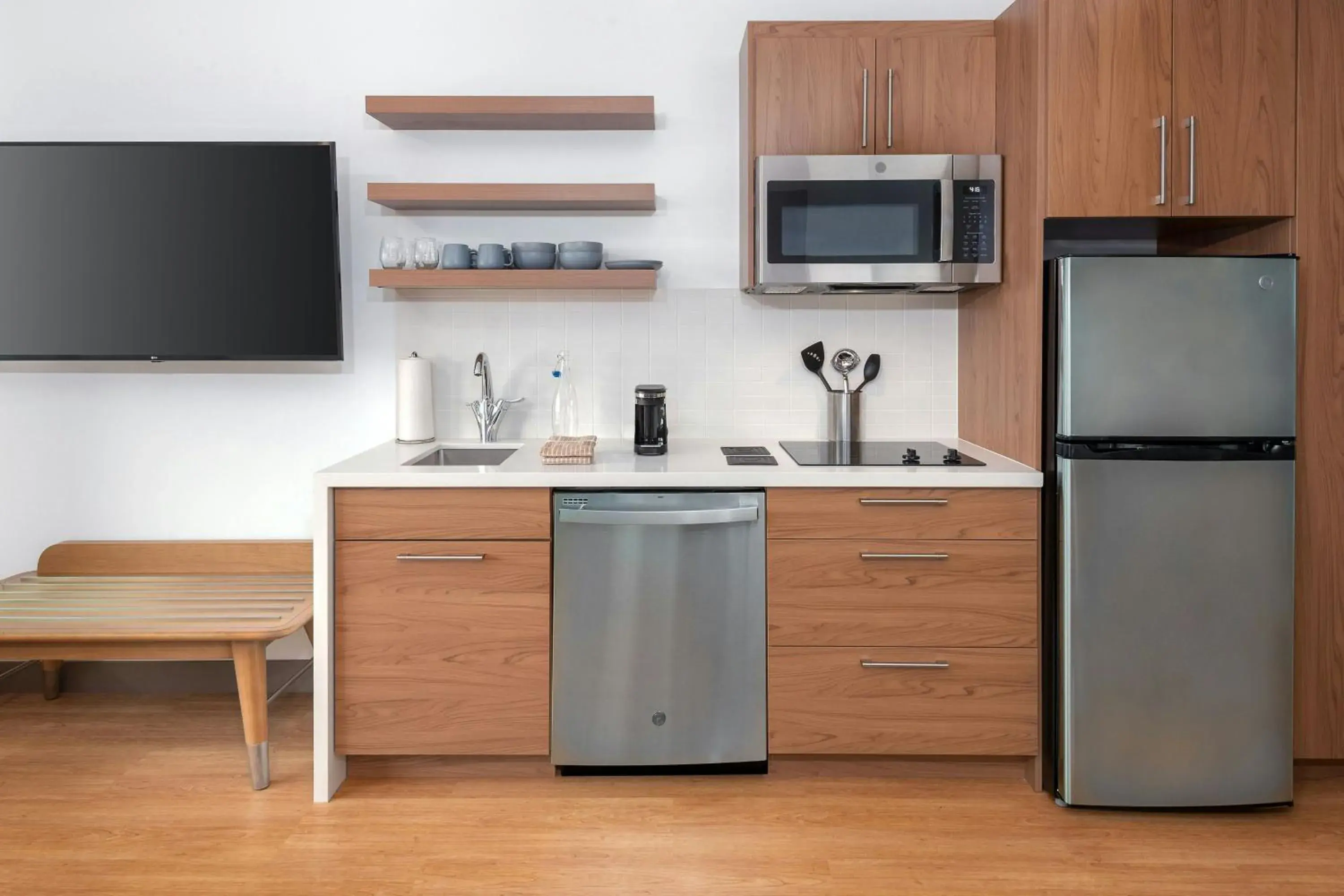 Studio with Two Queen Beds and Sofa Bed - Hearing Accessible in Element Atlanta Midtown Studio with Two Queen Beds and Sofa Bed - Hearing Accessible in Element Atlanta Midtown